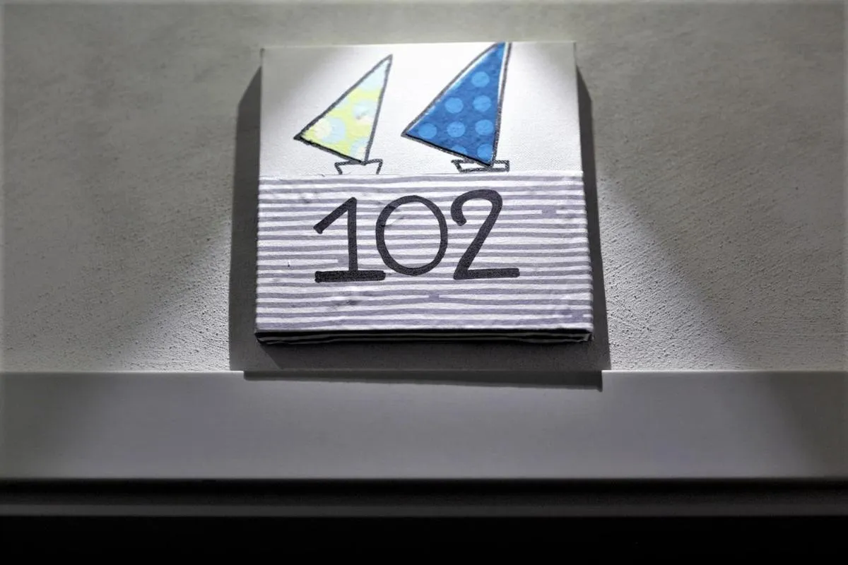 Decorative detail in Hotel Aurea