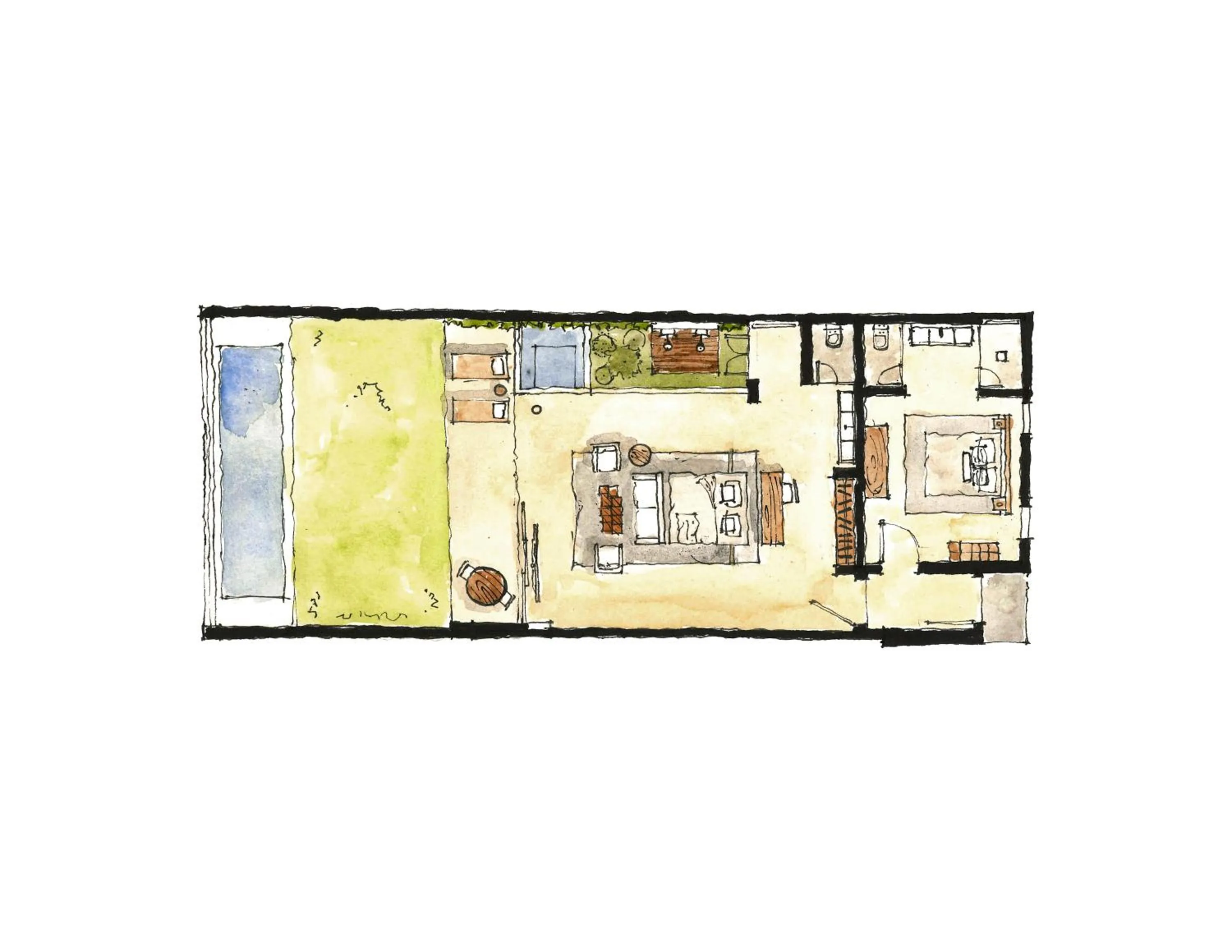Floor plan in Carmel Taíba Exclusive Resort