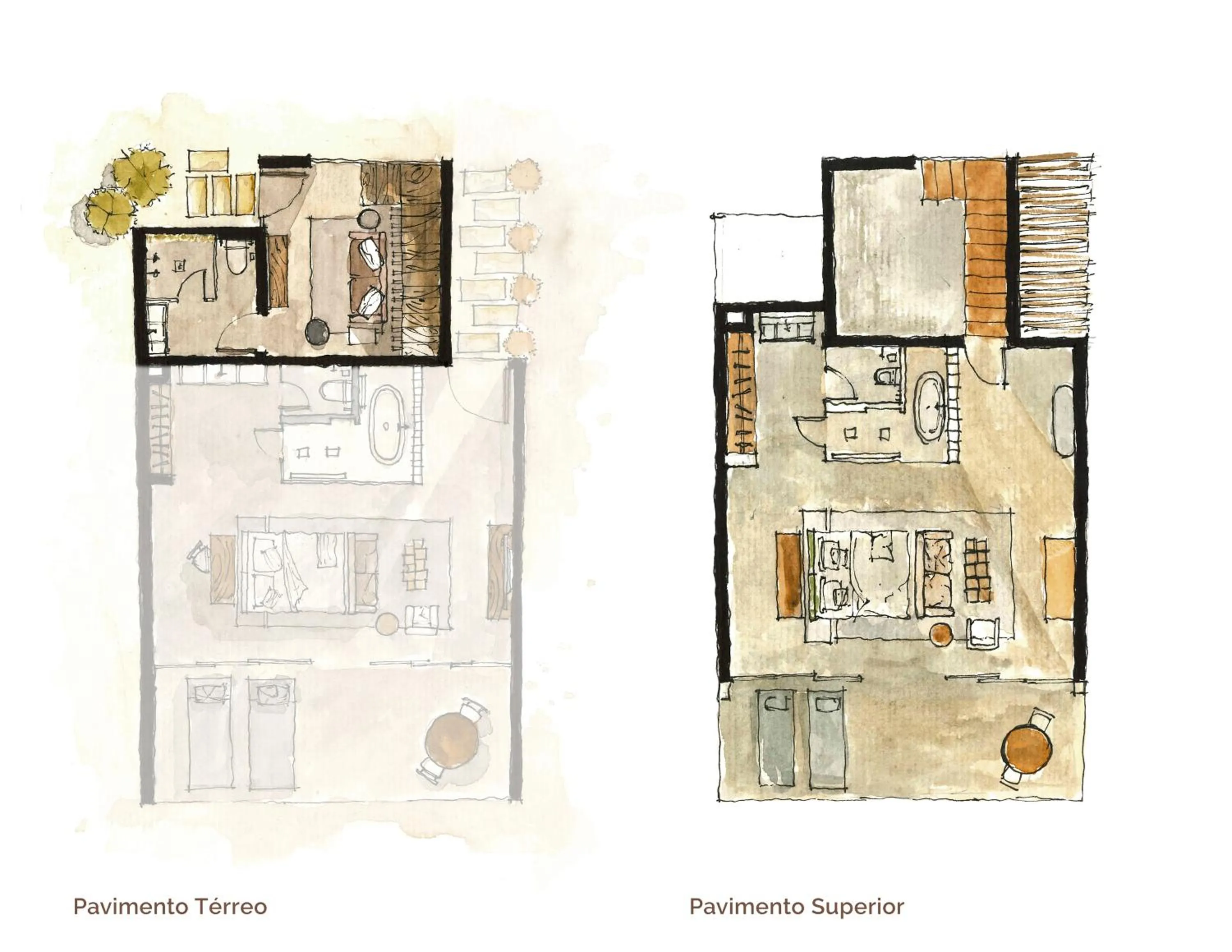 Floor plan in Carmel Taíba Exclusive Resort