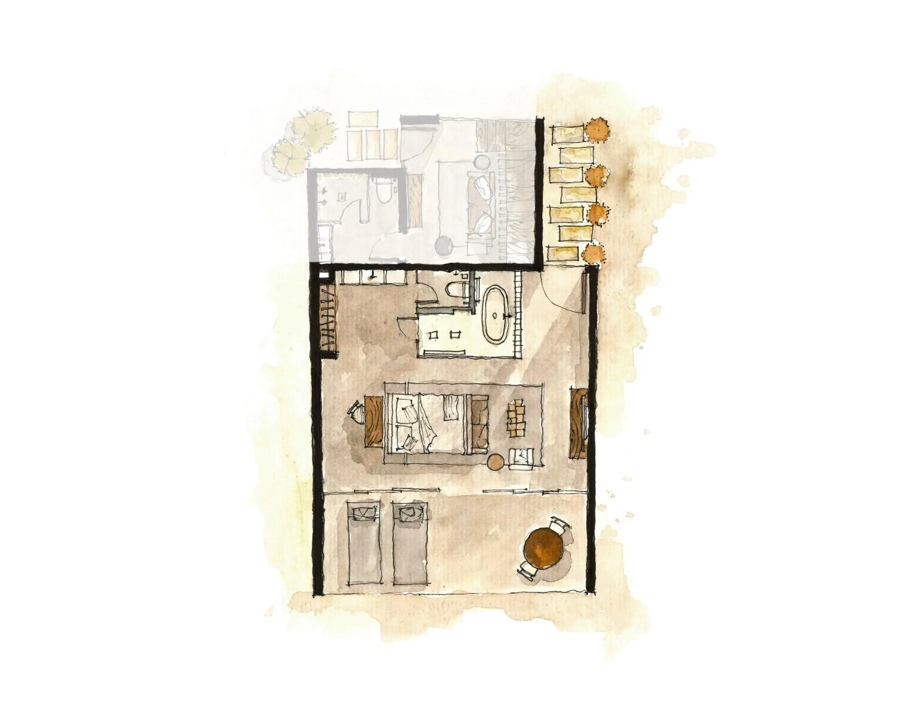 Floor plan in Carmel Taíba Exclusive Resort