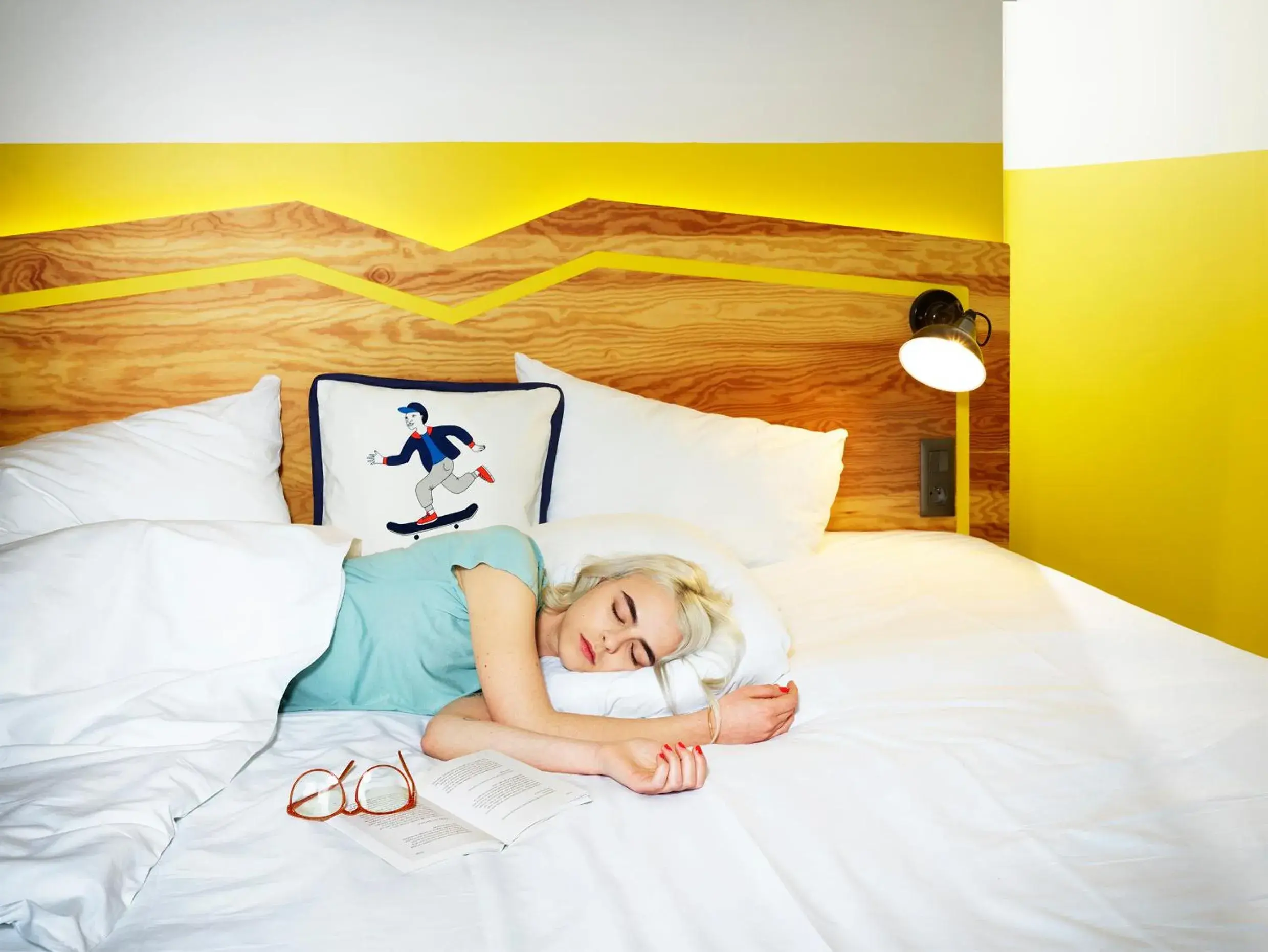 Bedroom, Bed in ibis Styles Paris Nation Porte De Montreuil Bedroom, Bed in ibis Styles Paris Nation Porte De Montreuil