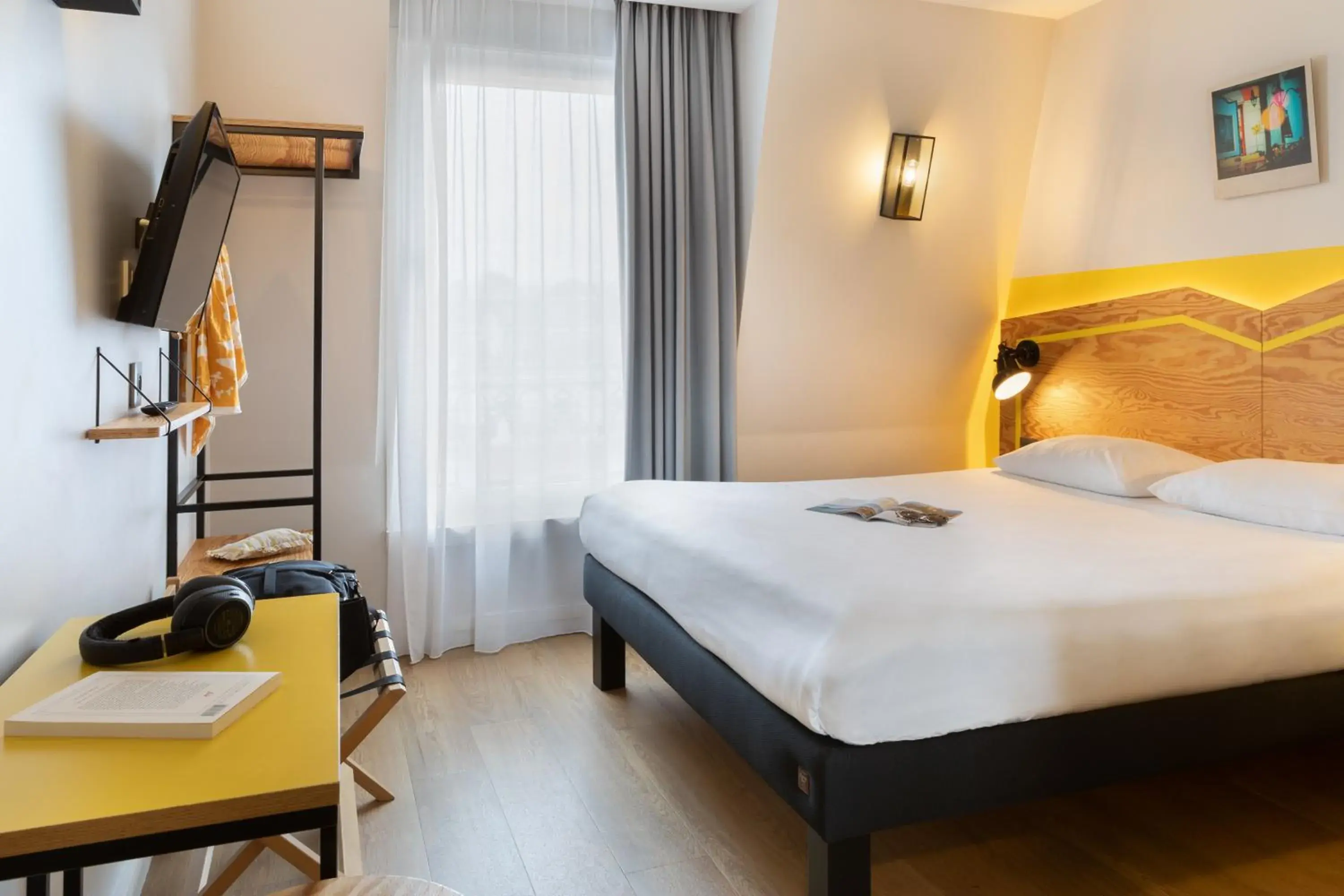 Bed in ibis Styles Paris Nation Porte De Montreuil Bed in ibis Styles Paris Nation Porte De Montreuil