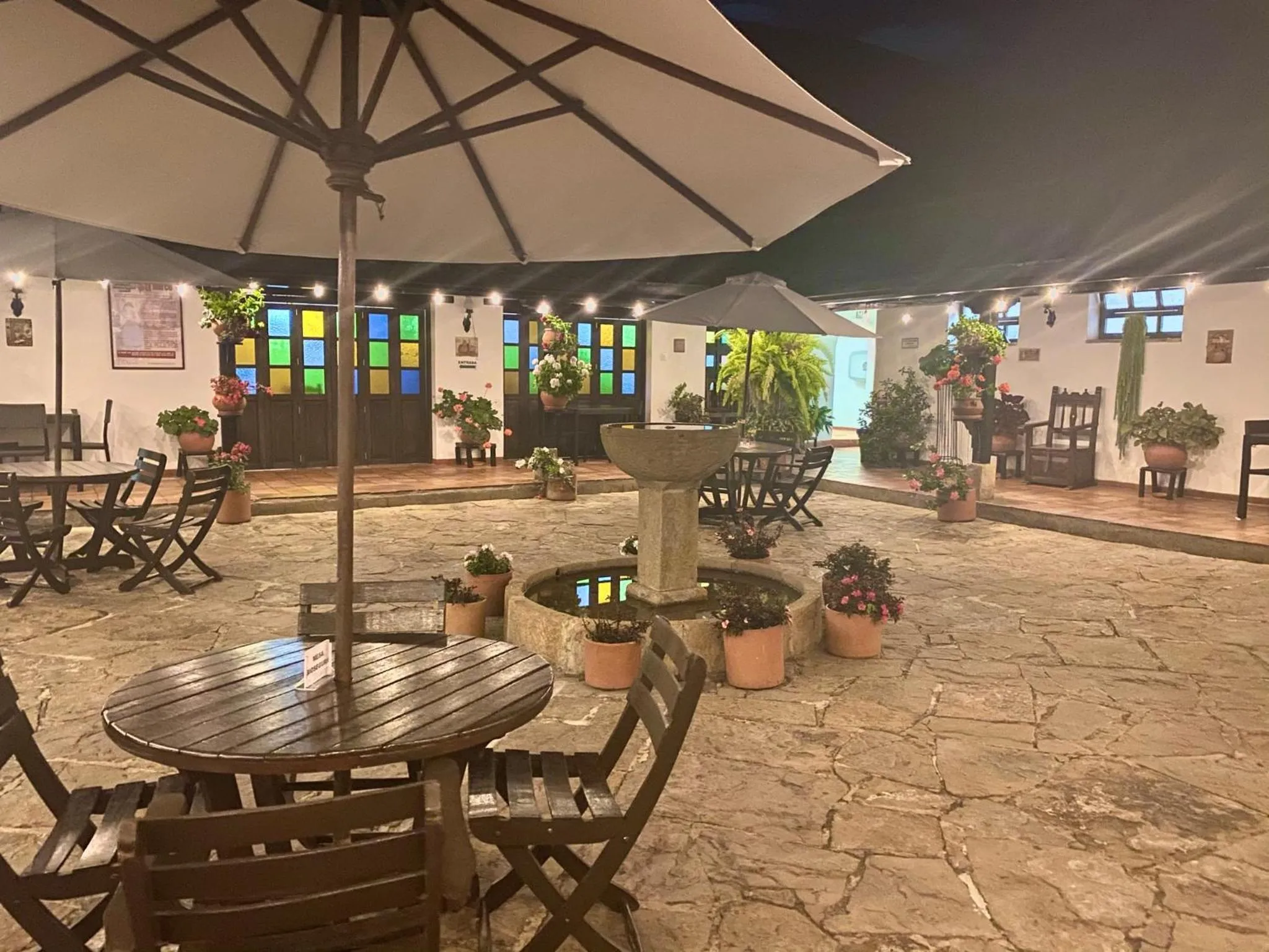 Patio in Hospederia Centro de Convenciones Duruelo