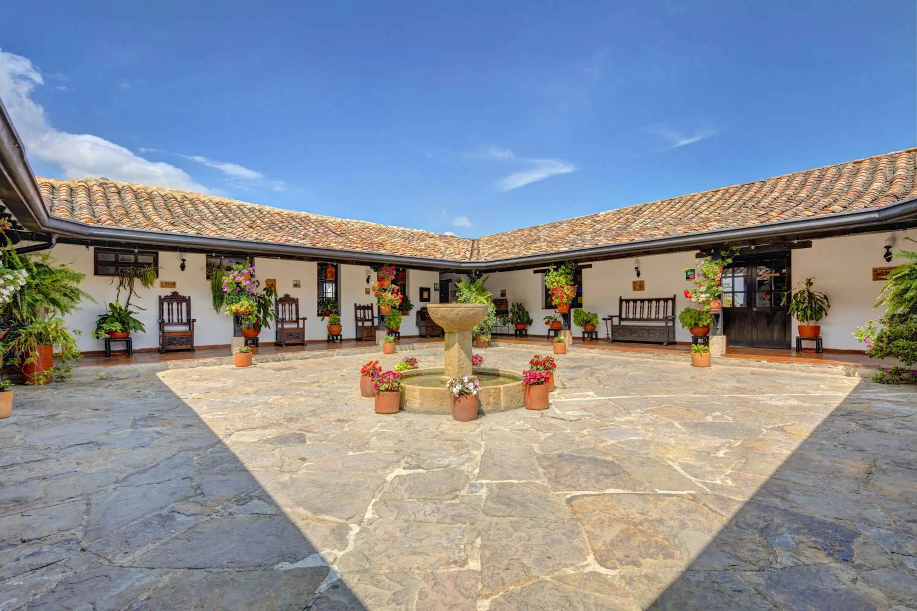 Patio in Hospederia Centro de Convenciones Duruelo