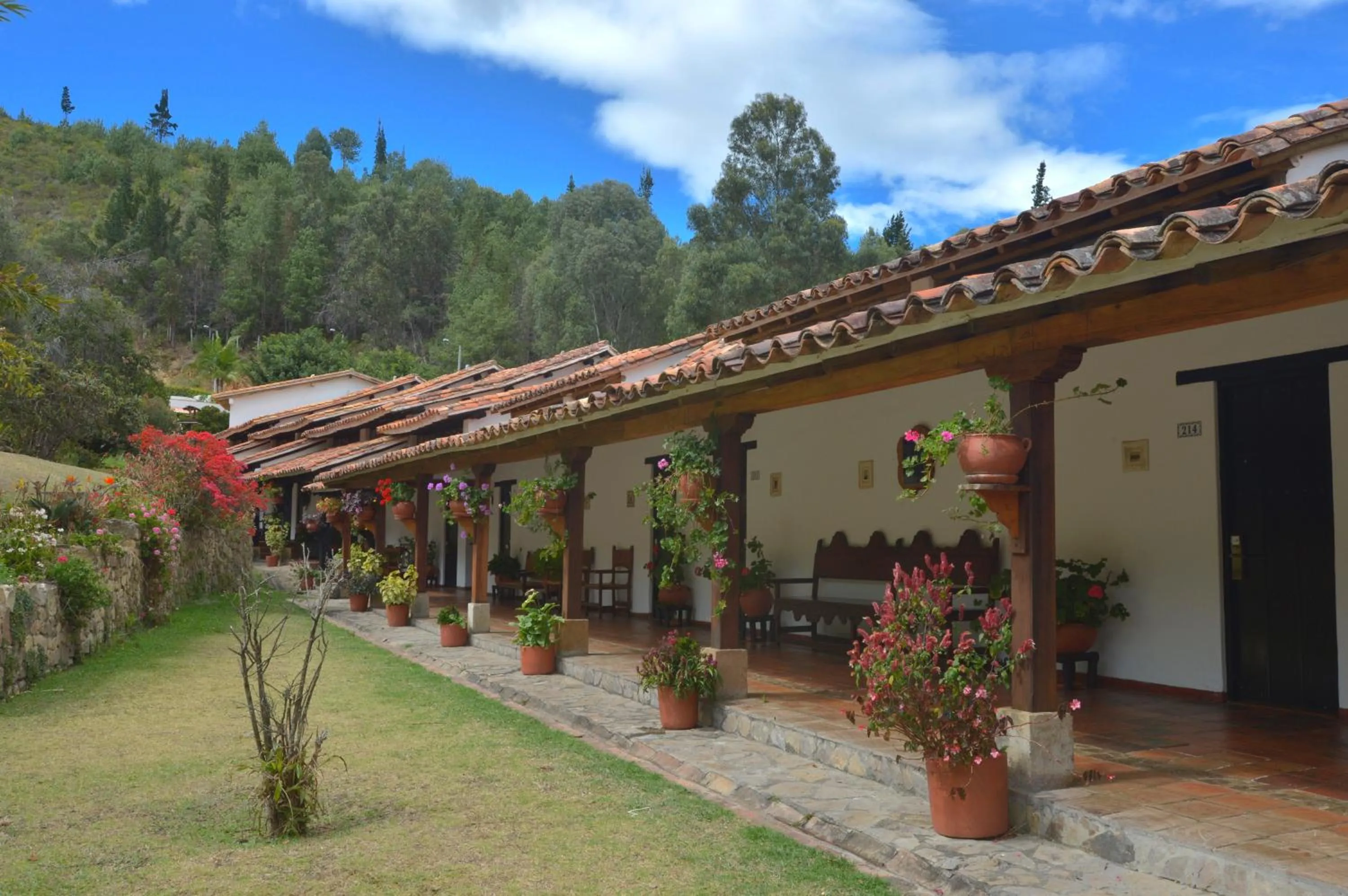 Patio in Hospederia Centro de Convenciones Duruelo