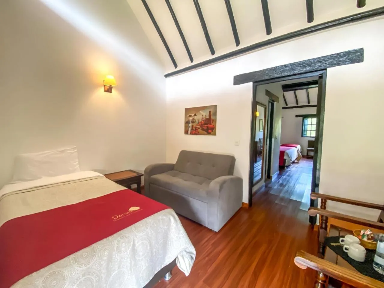 Photo of the whole room, Bed in Hospederia Centro de Convenciones Duruelo