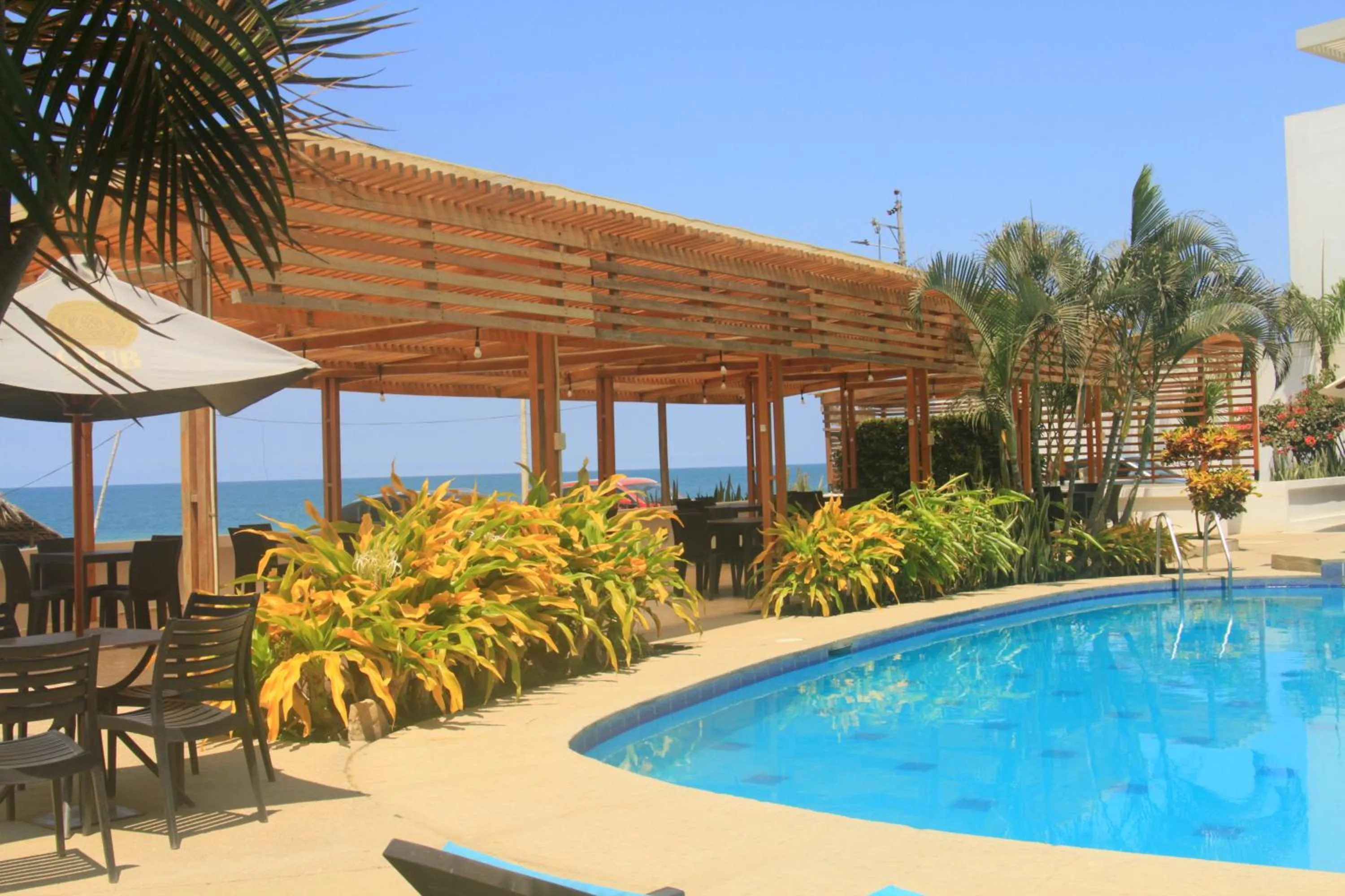 Pool view in Villa Kite