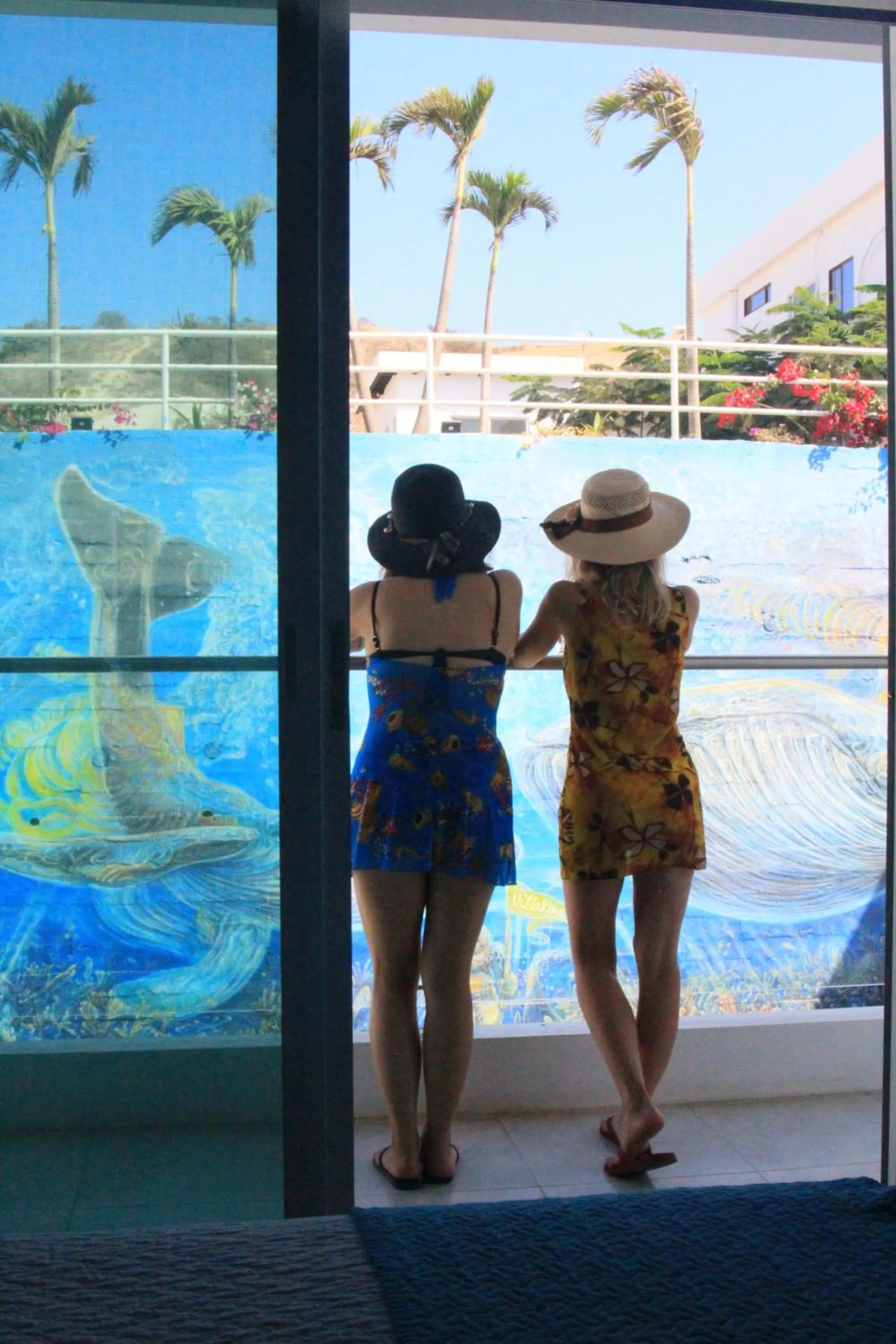 Garden view in Villa Kite