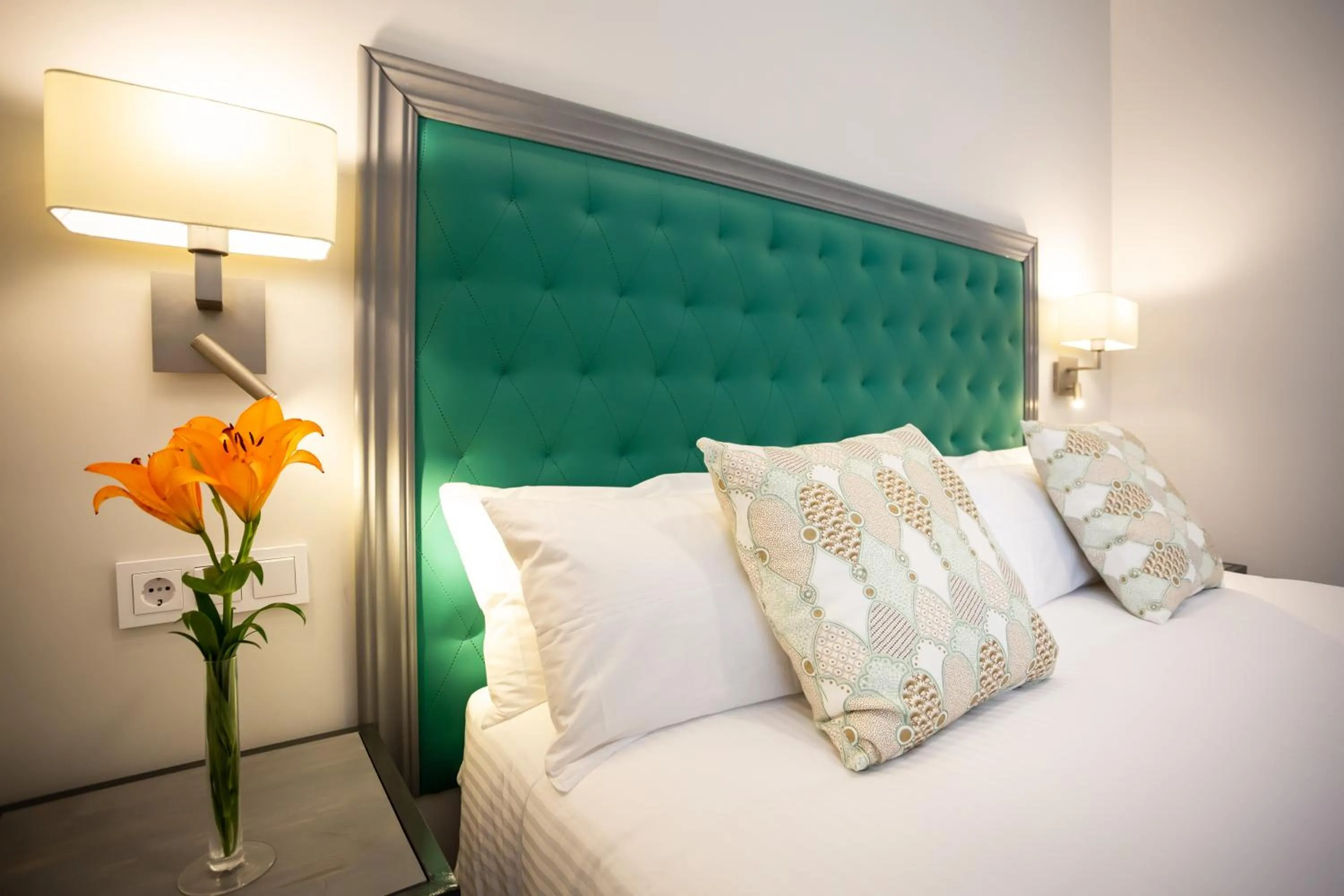 Bed in Plazuela del Carbón Suites