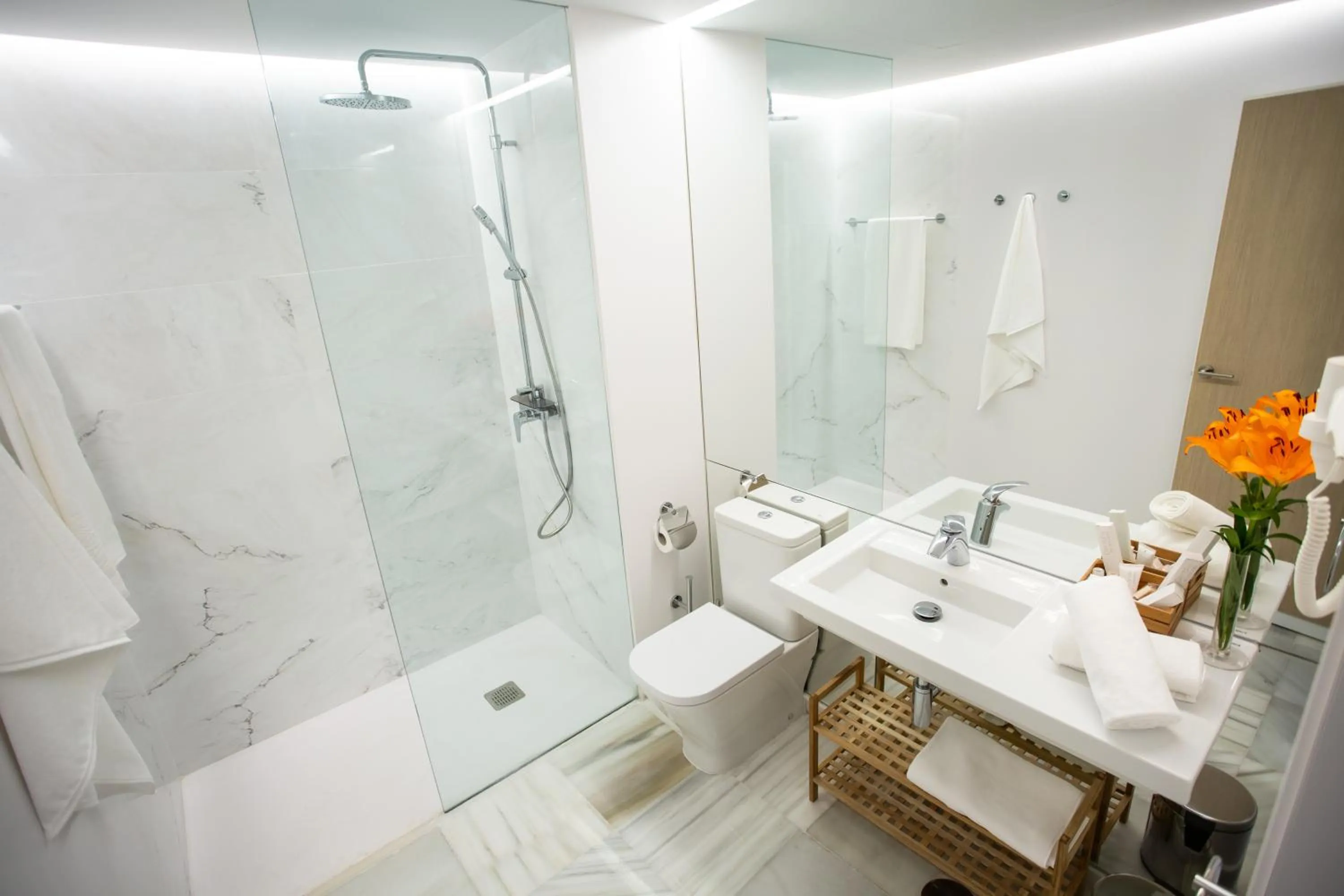 Shower in Plazuela del Carbón Suites