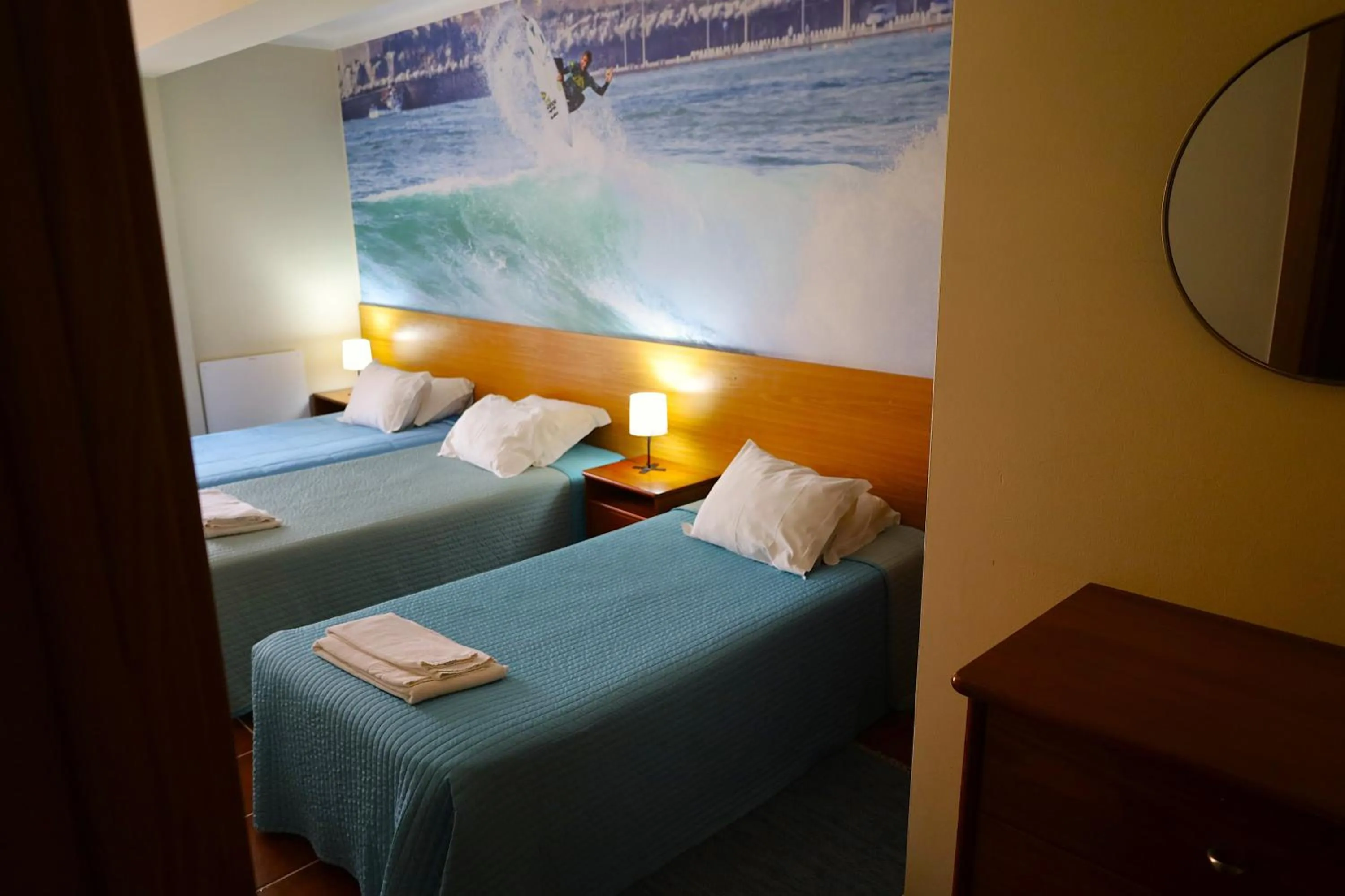 Bedroom, Bed in Supertubos Beach Hostel