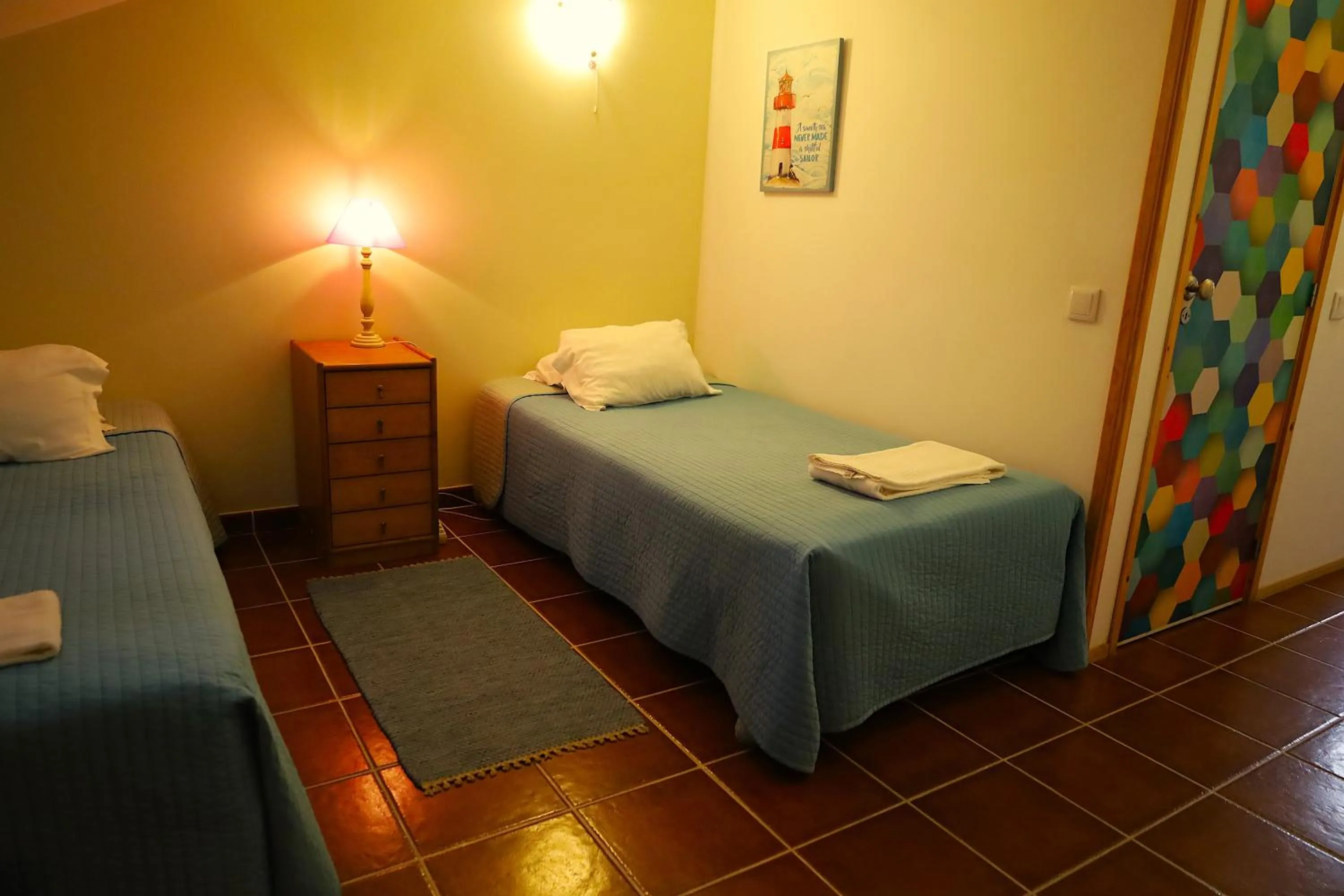 Bedroom, Bed in Supertubos Beach Hostel