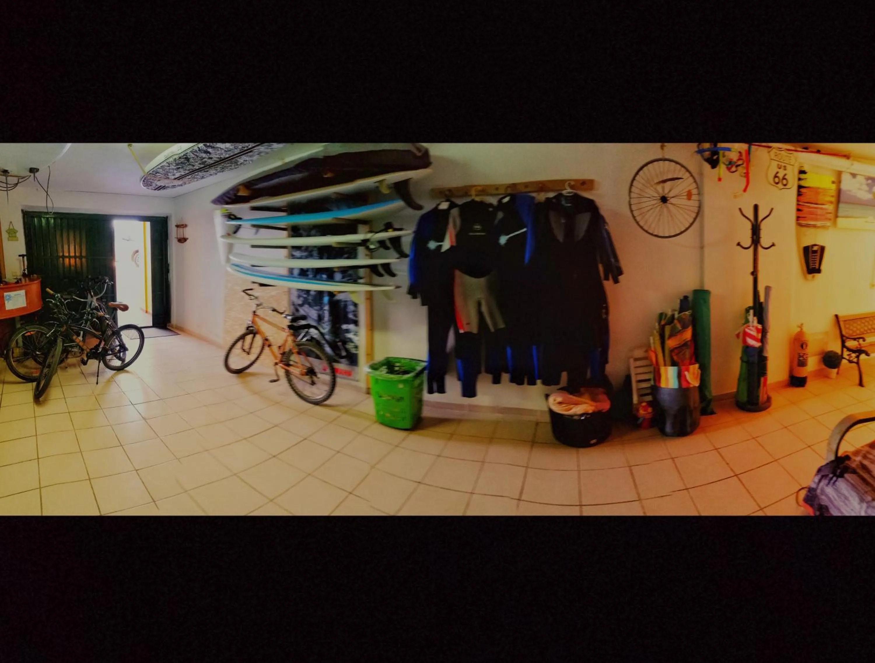 Property building in Supertubos Beach Hostel