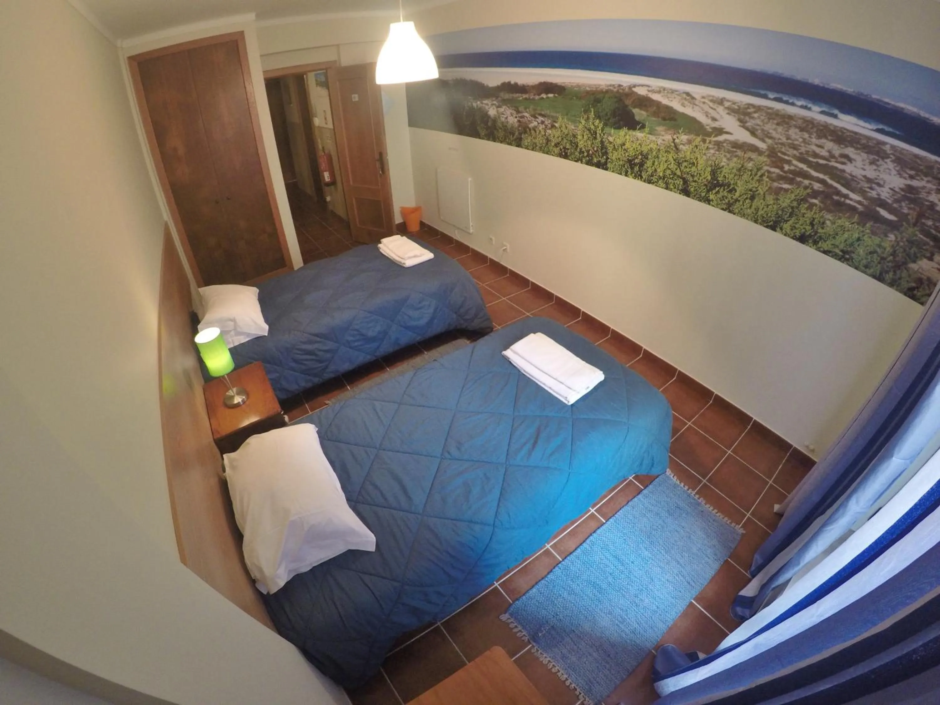 Bedroom, Bed in Supertubos Beach Hostel