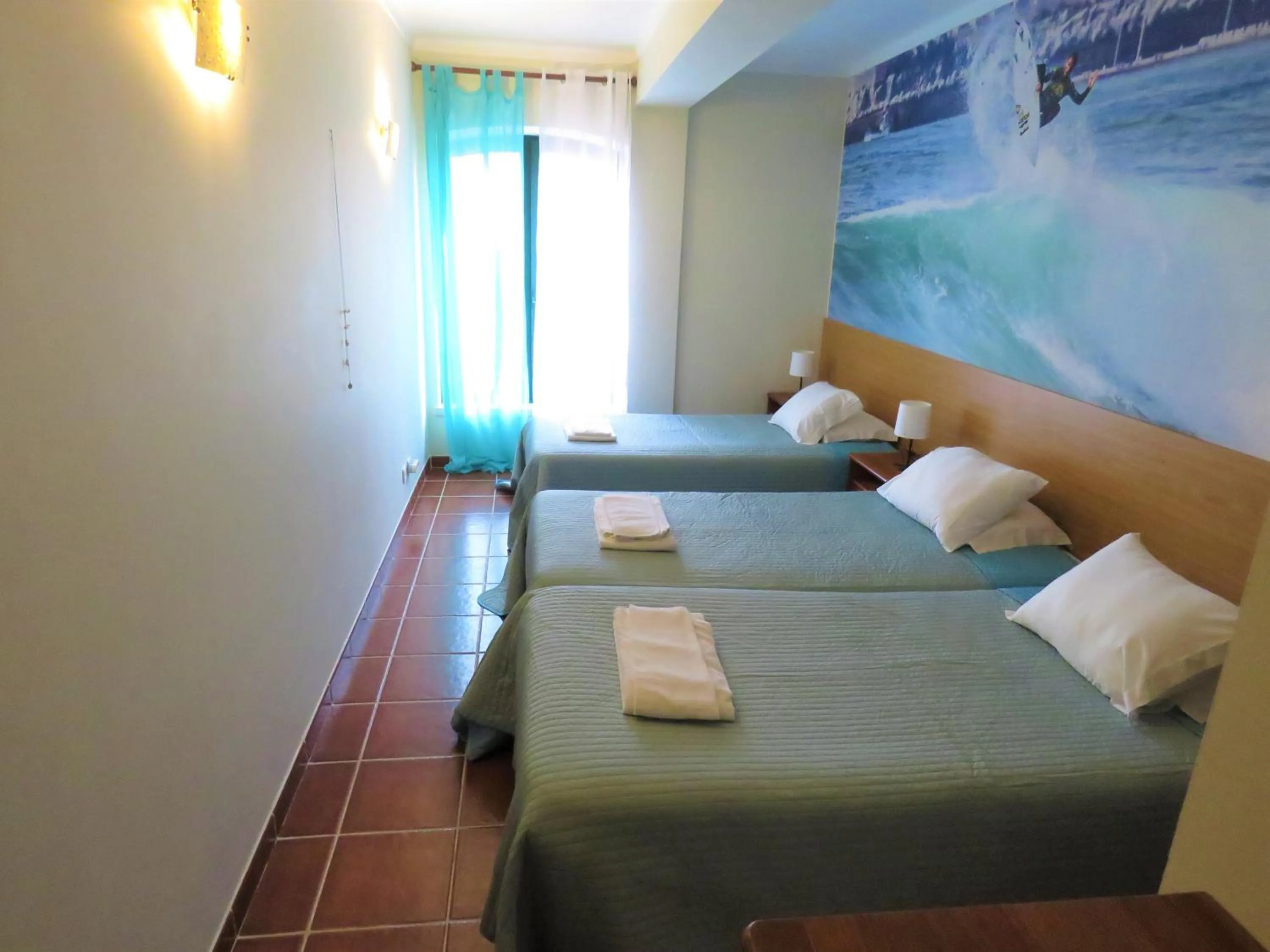 Bedroom, Bed in Supertubos Beach Hostel