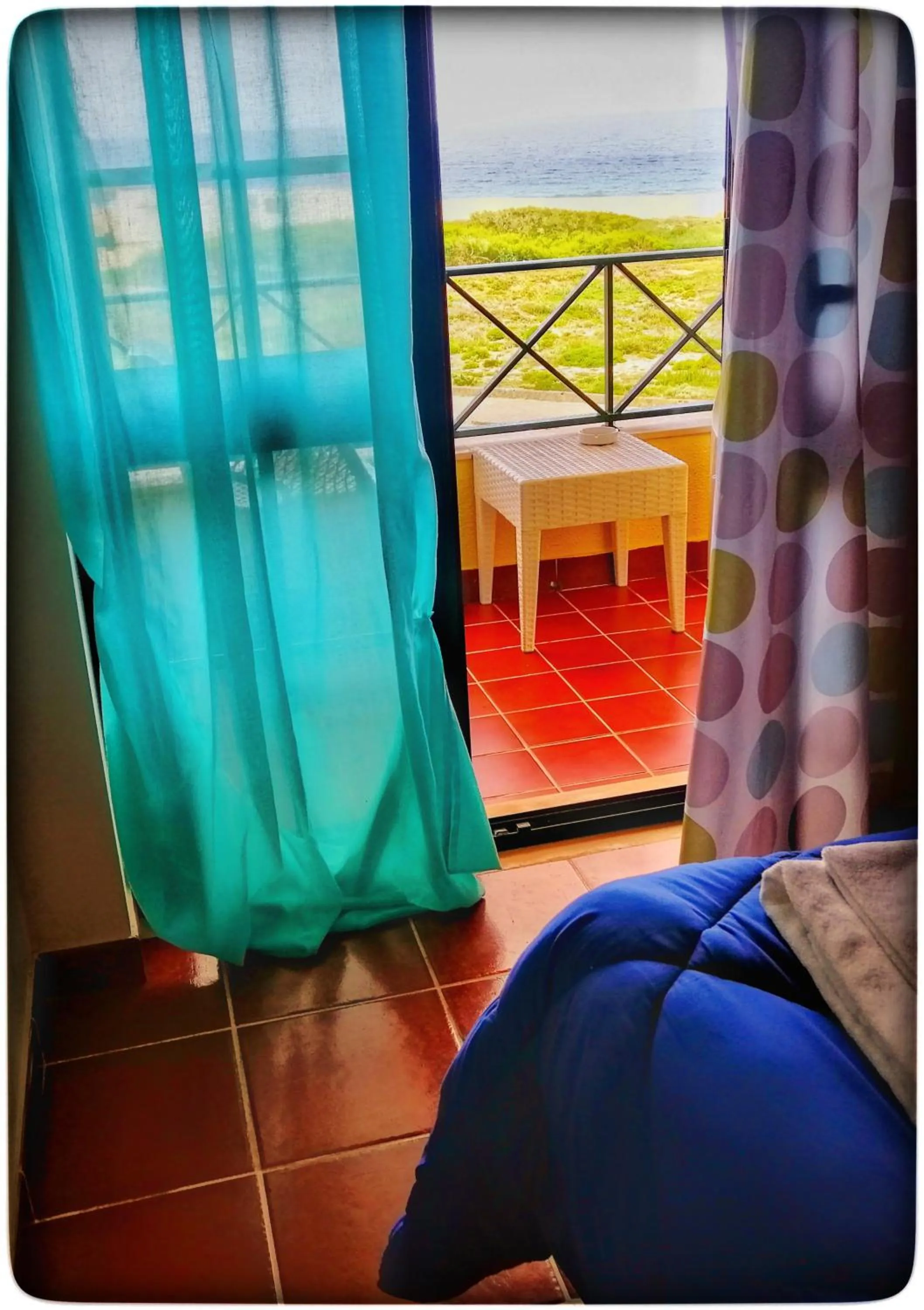 Sea view, Bed in Supertubos Beach Hostel