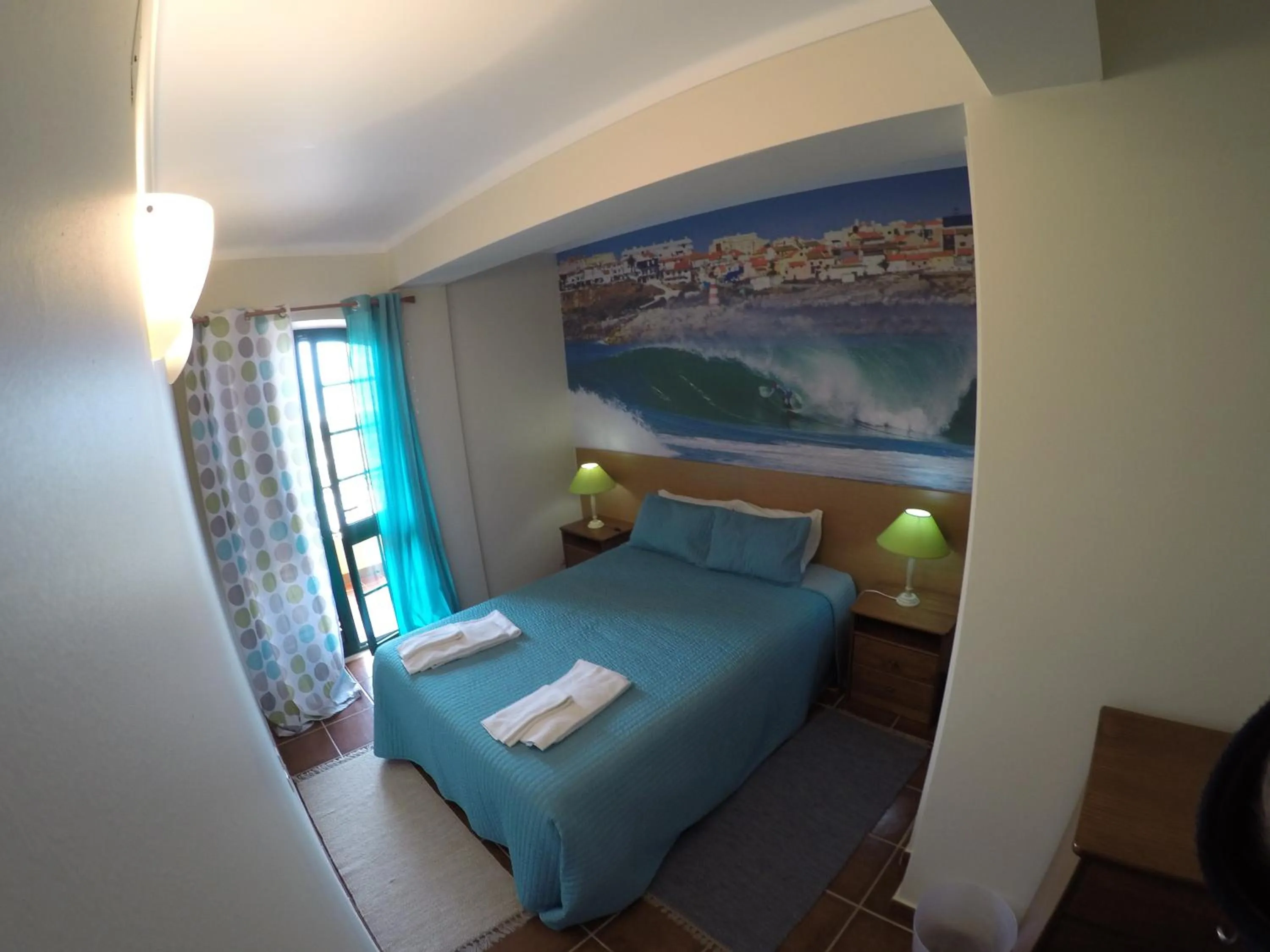 Bed in Supertubos Beach Hostel