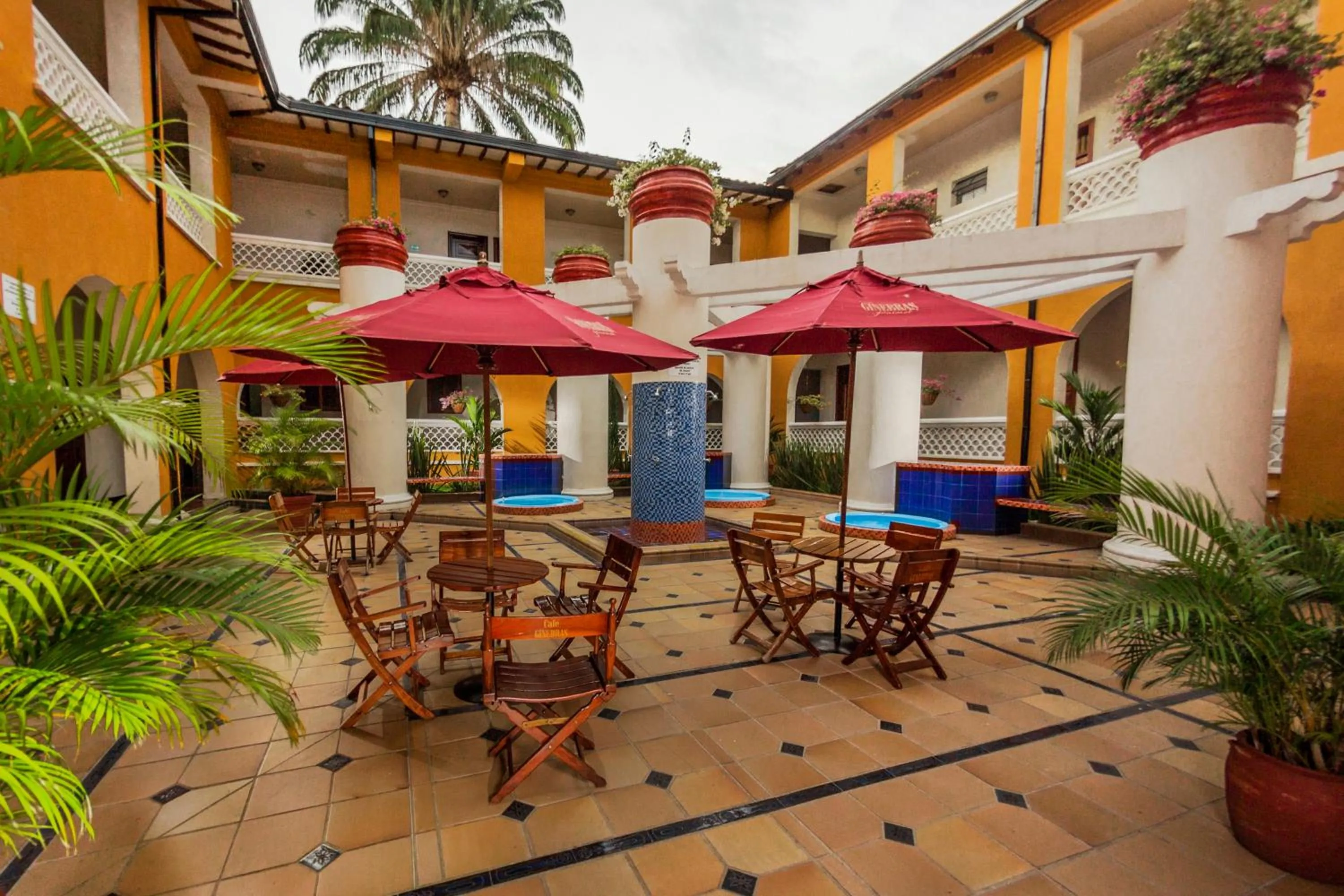 Patio in Hotel Guadalajara