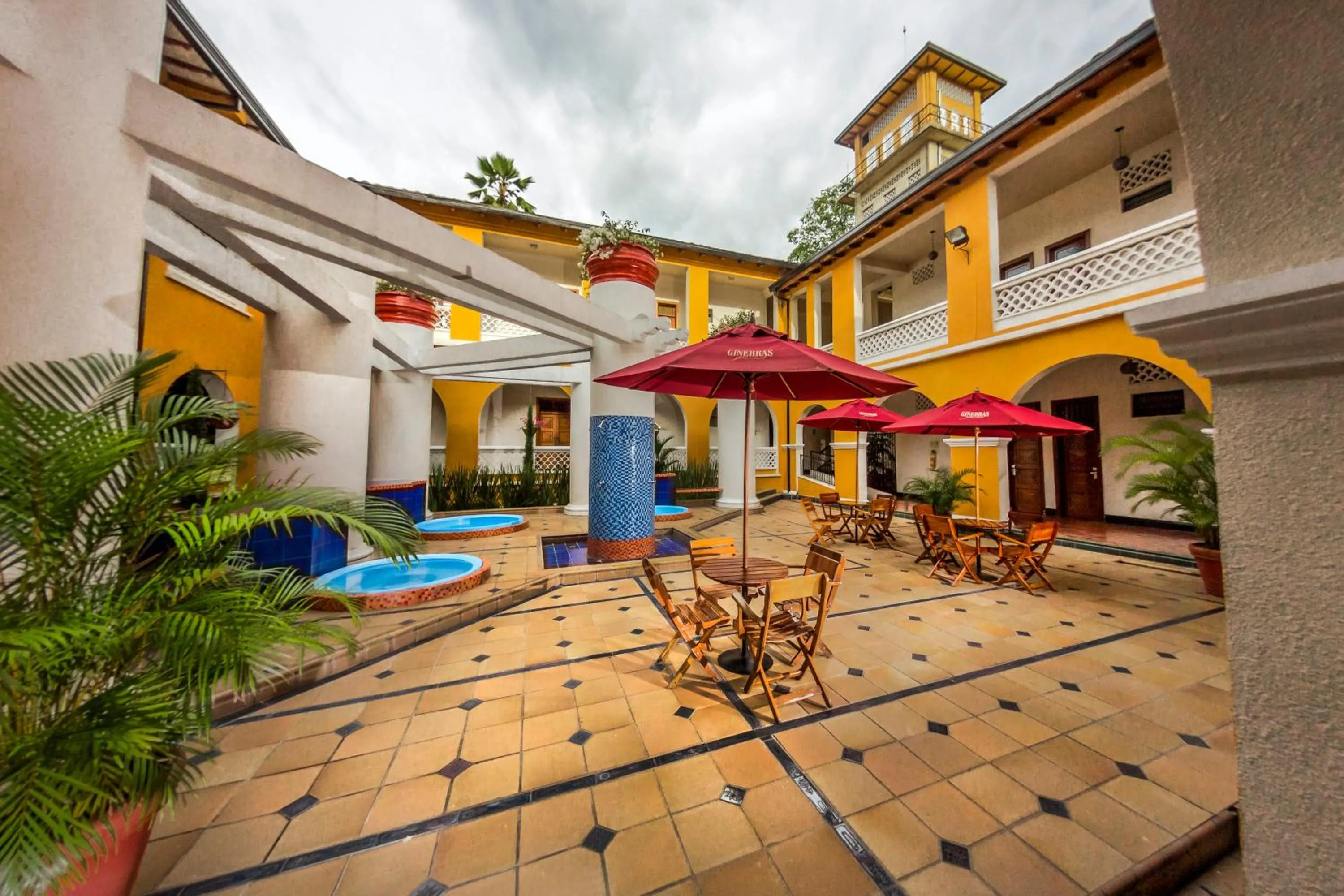 Patio in Hotel Guadalajara