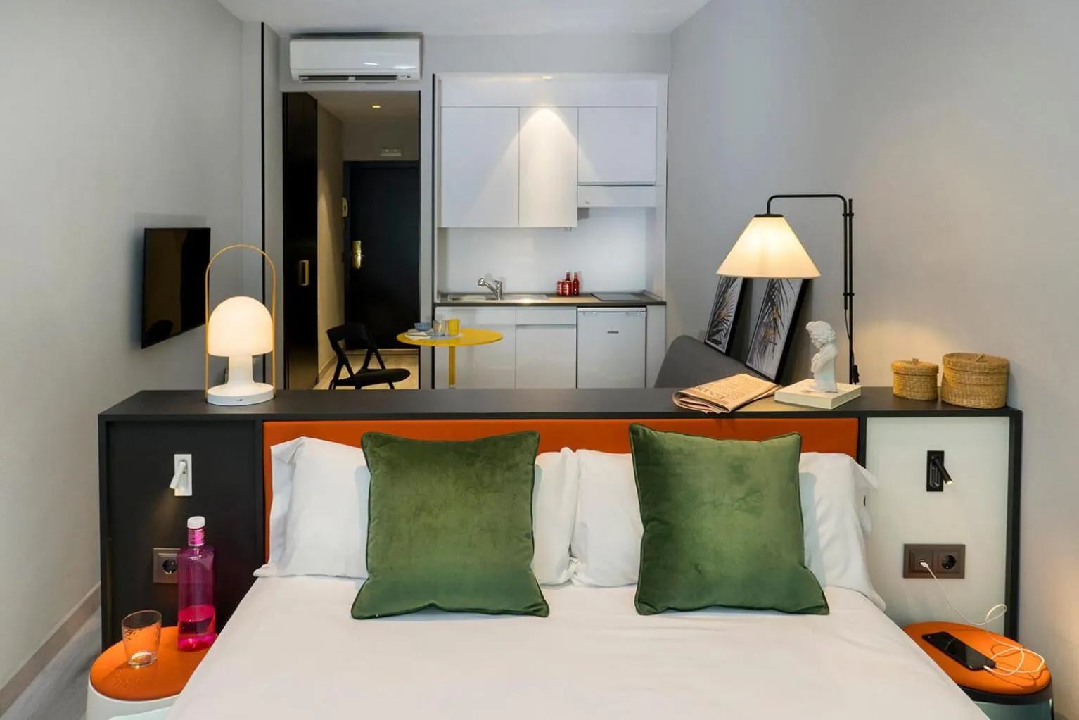 Bed in The Oliver Apartamentos