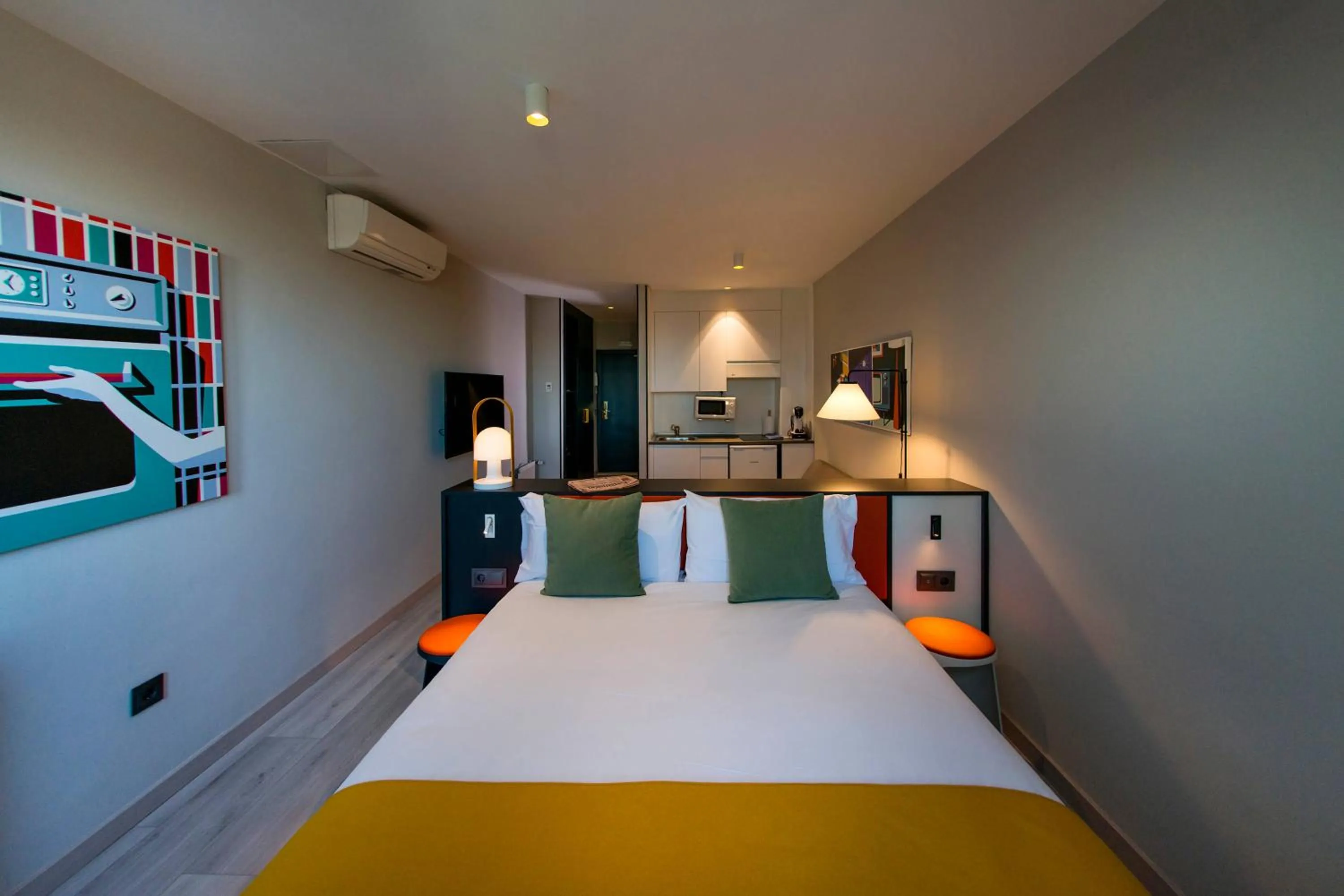 Bed in The Oliver Apartamentos