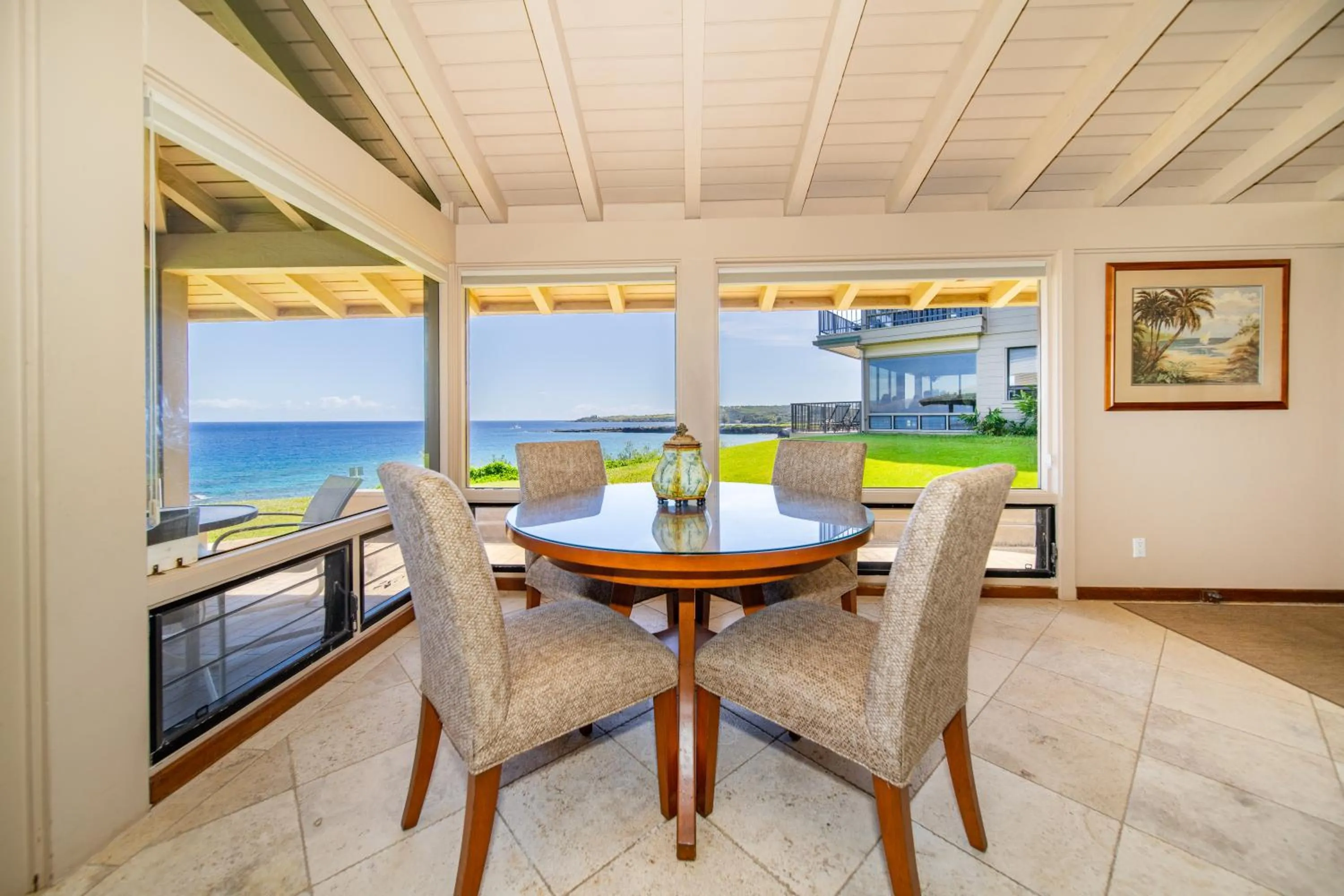 Dining area in Kapalua Villas Maui