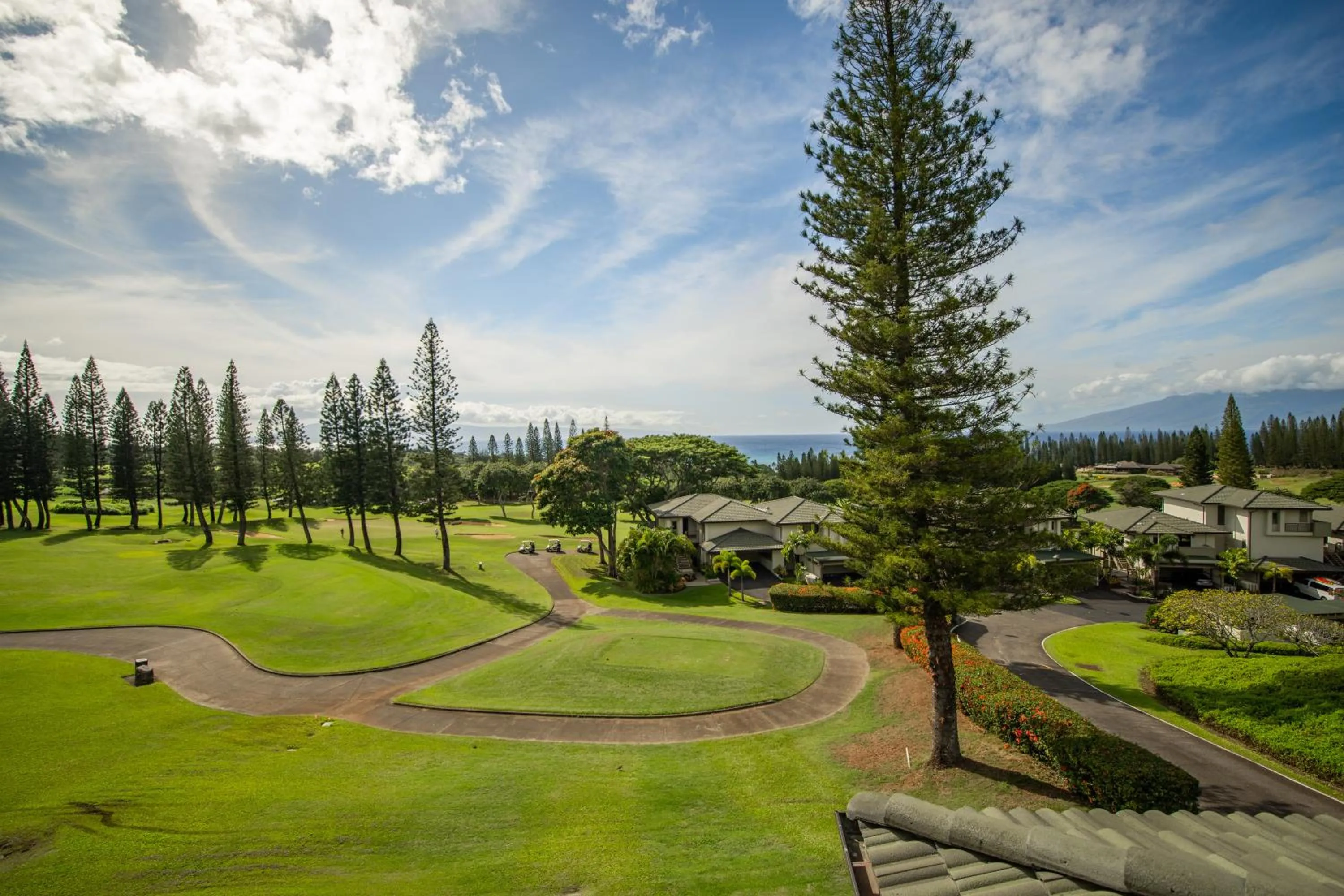 Garden view in Kapalua Villas Maui