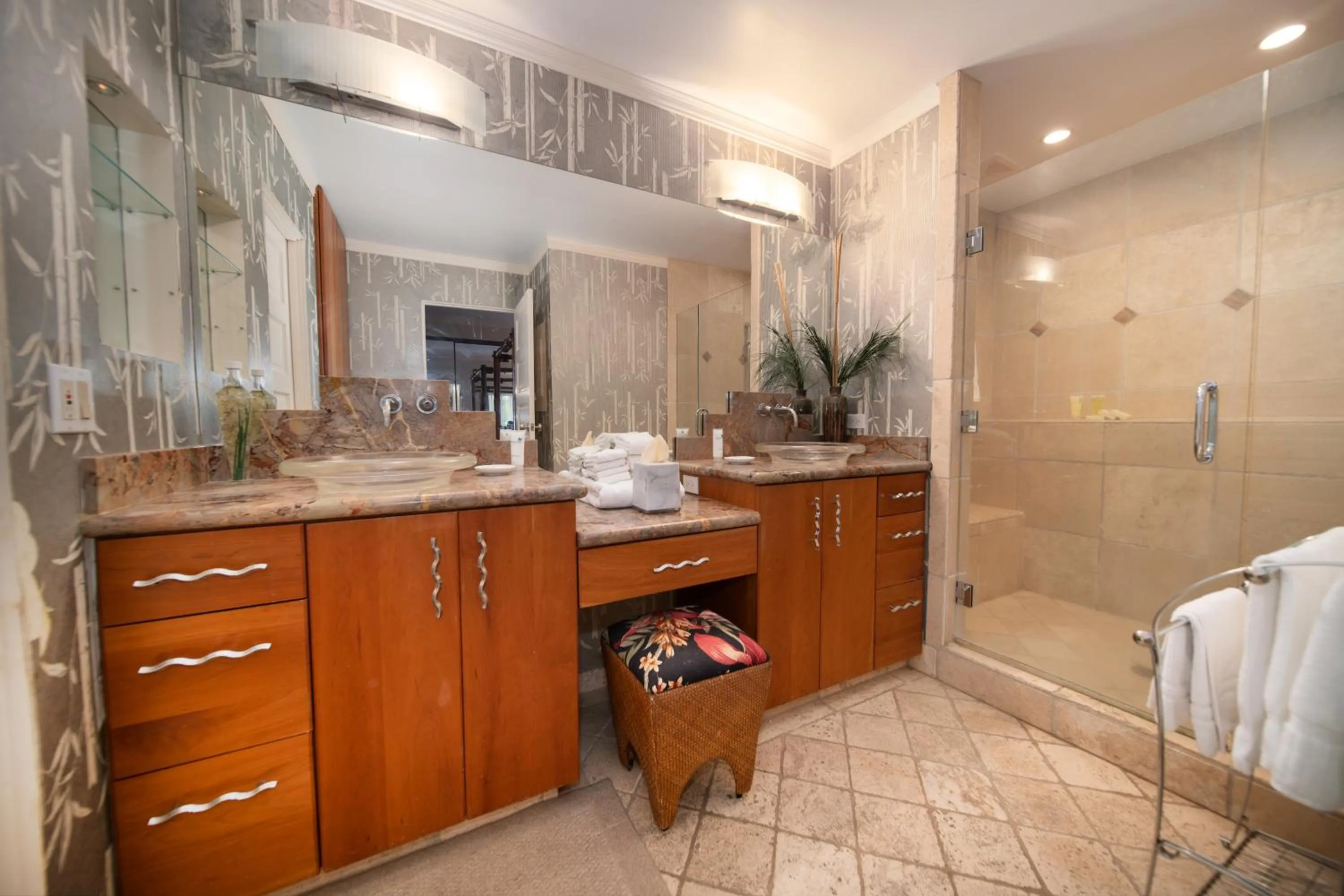 Shower in Kapalua Villas Maui