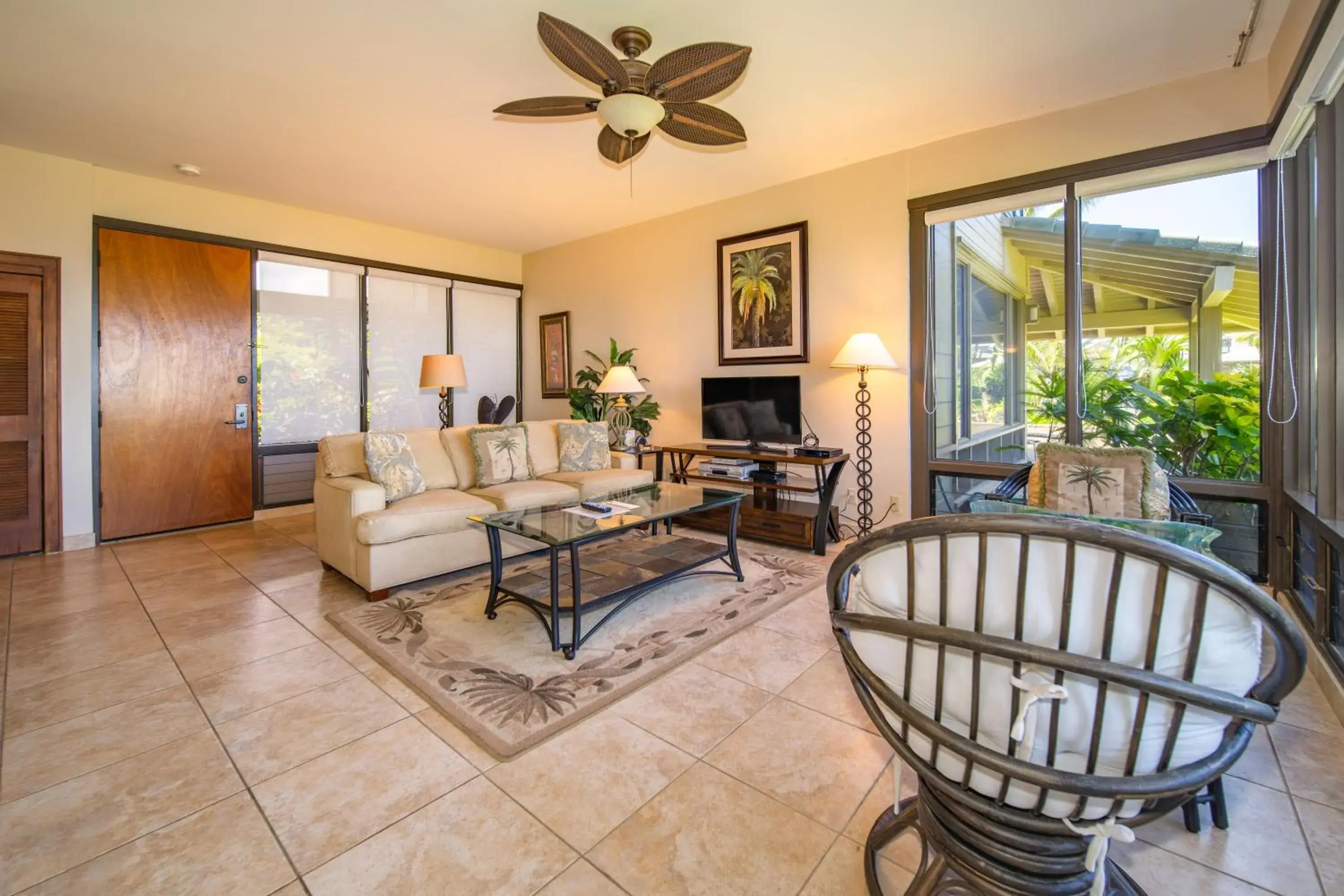 Living room in Kapalua Villas Maui Living room in Kapalua Villas Maui