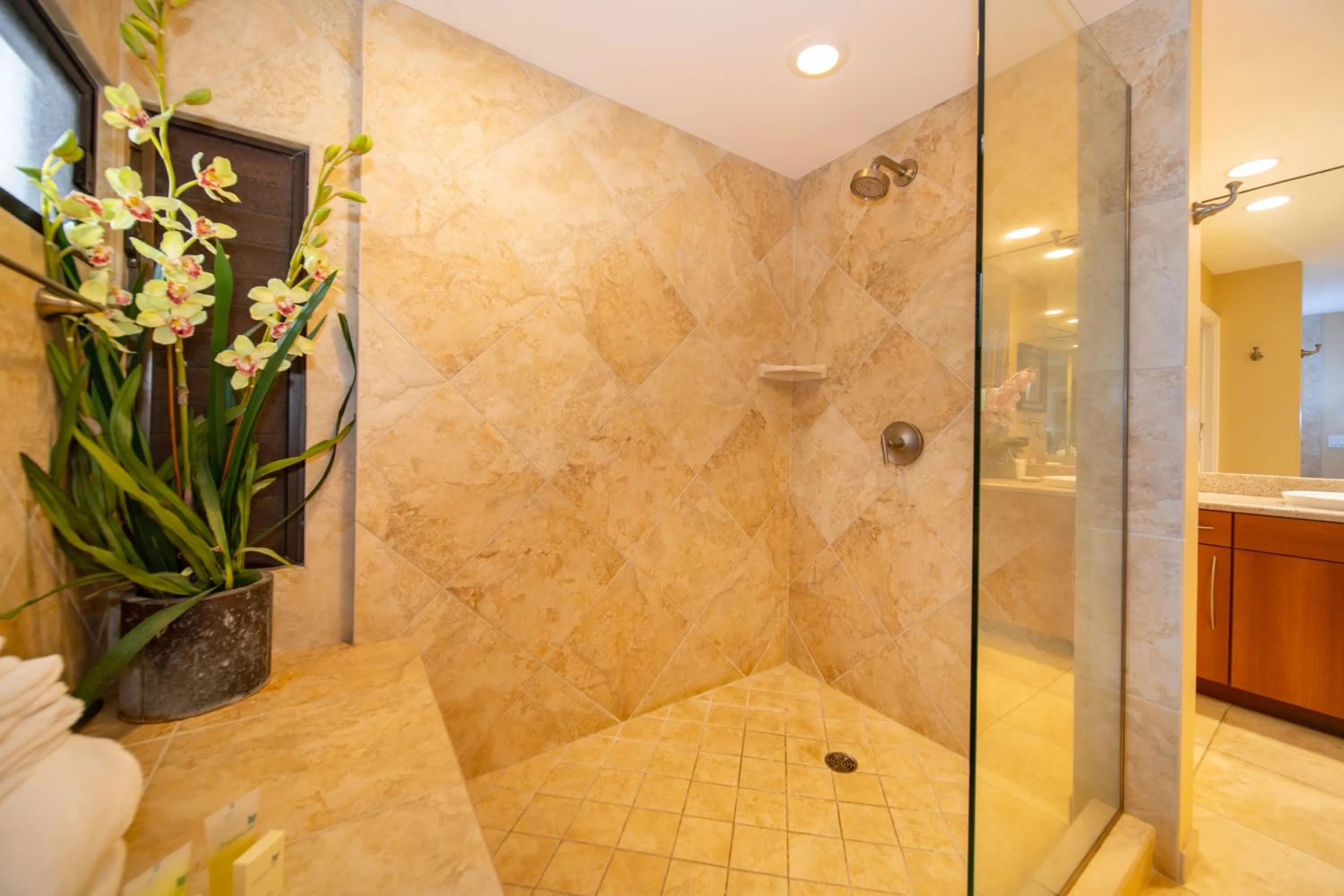 Shower in Kapalua Villas Maui