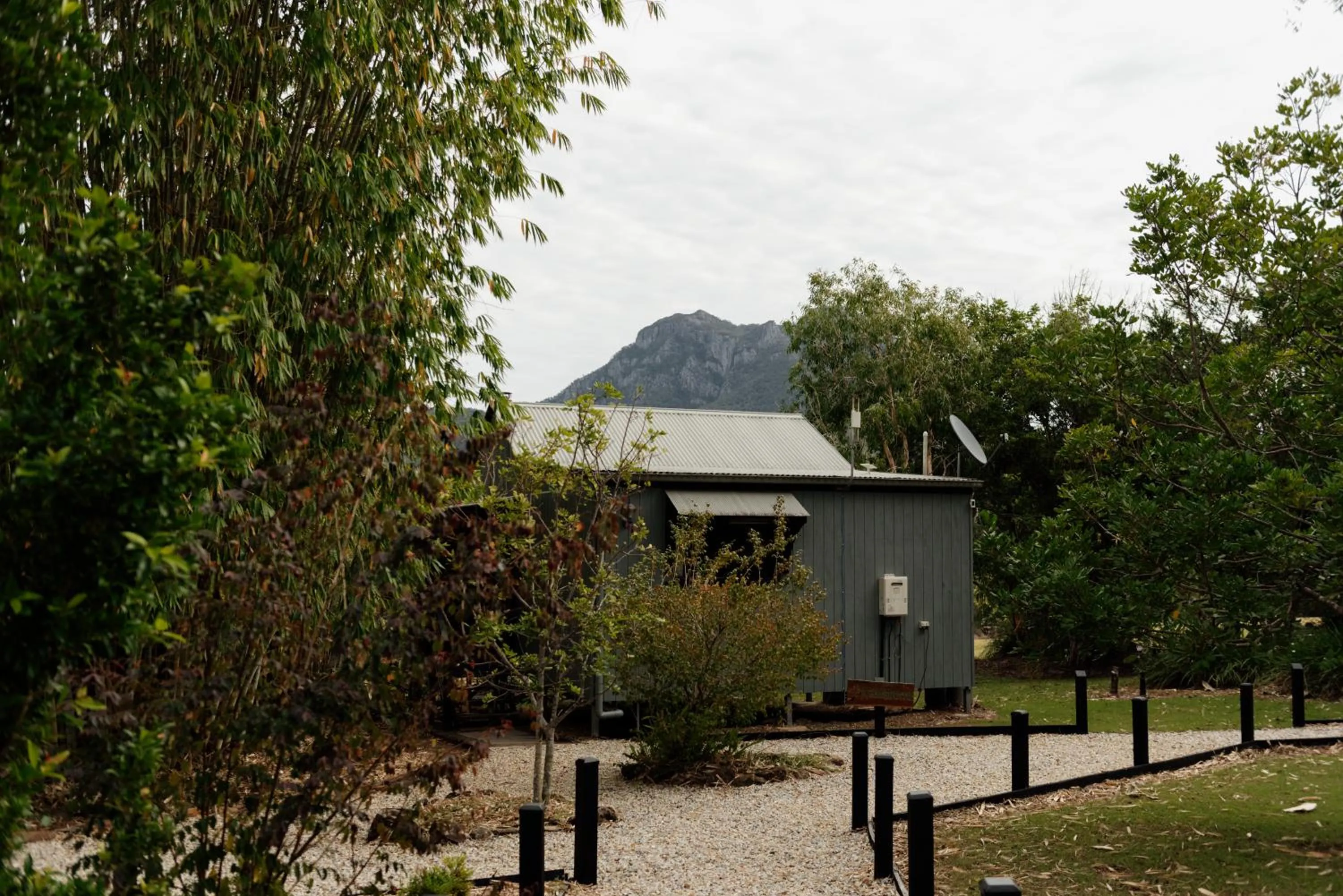 Property building in Tuckeroo Cottages & Gardens - Blue Wren & Kookaburra
