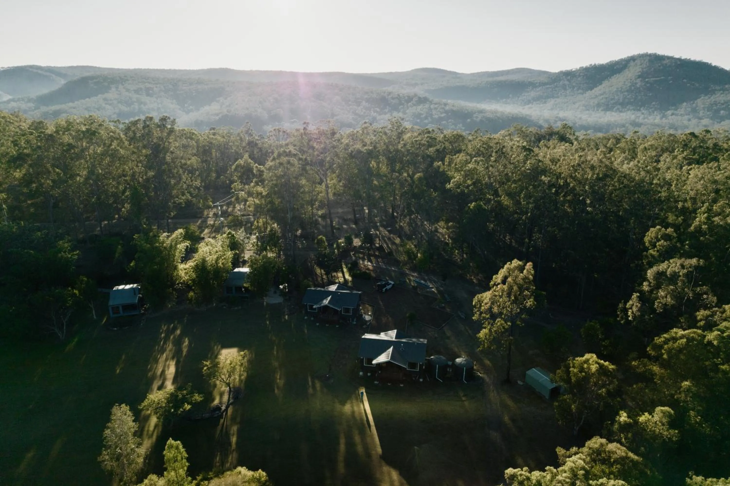 Spring in Tuckeroo Cottages & Gardens - Blue Wren & Kookaburra