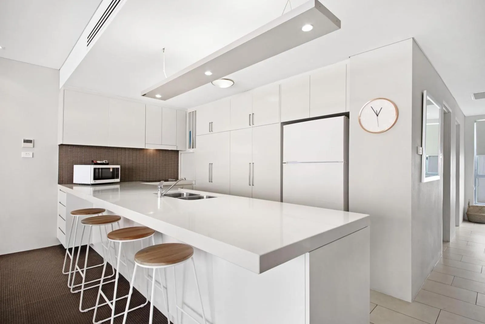 Kitchen or kitchenette in Cote D'Azur Resort