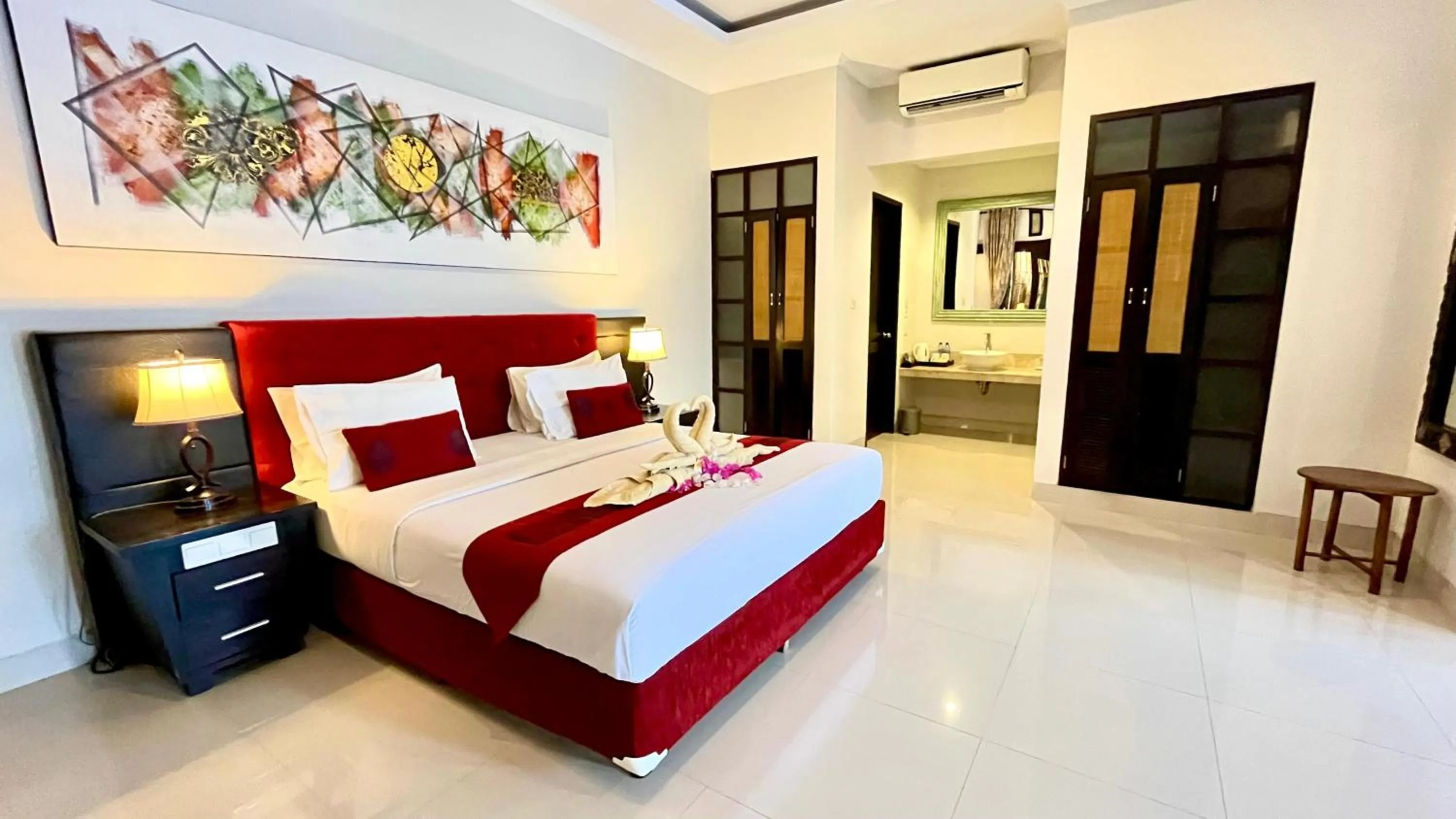 Bedroom, Bed in Vamana Resort - CHSE Certified