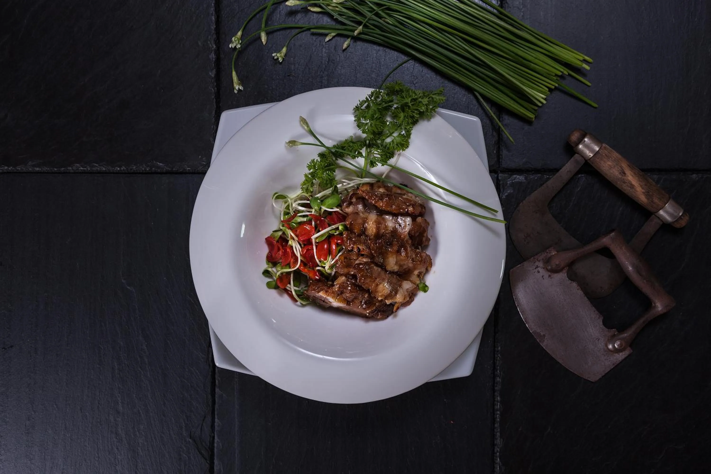 Food close-up in Howie's HomeStay