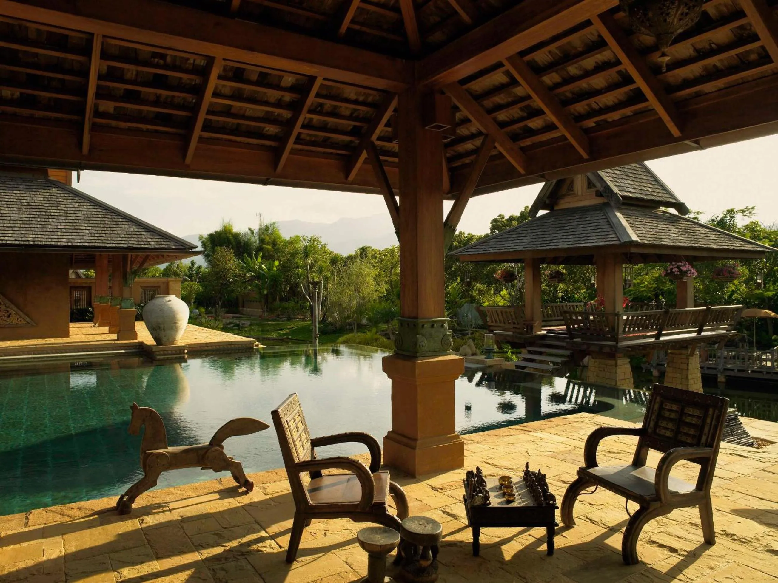 Patio in Howie's HomeStay