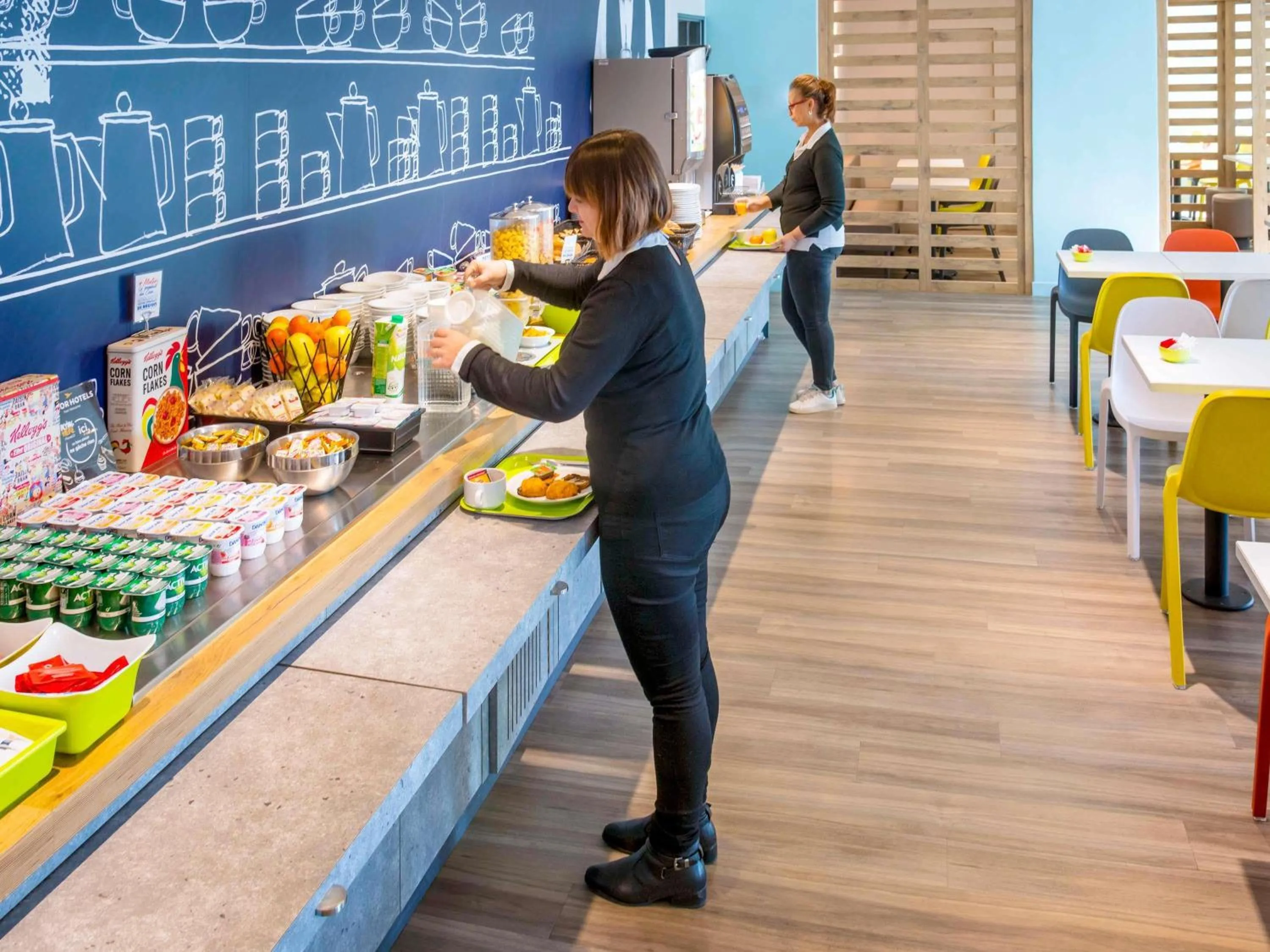 Breakfast in ibis budget Nice Californie Lenval