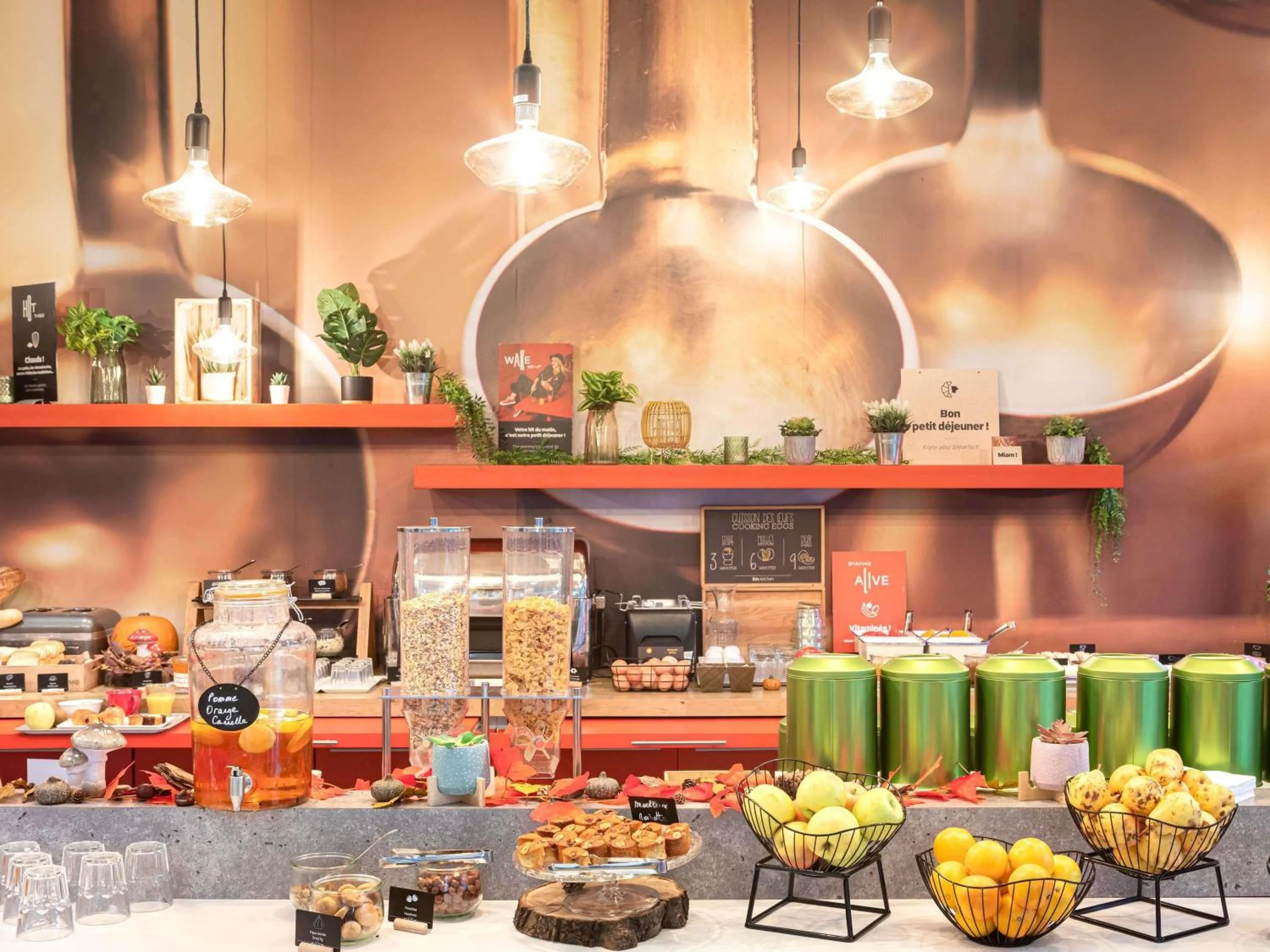 Breakfast in ibis Lyon Gerland Musée des Confluences