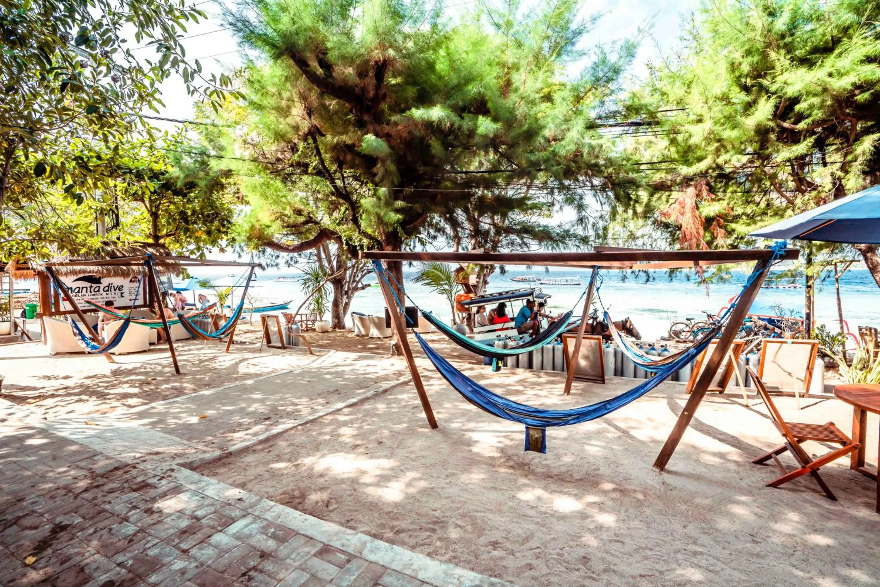 Facade/entrance in Manta Dive Gili Air Resort