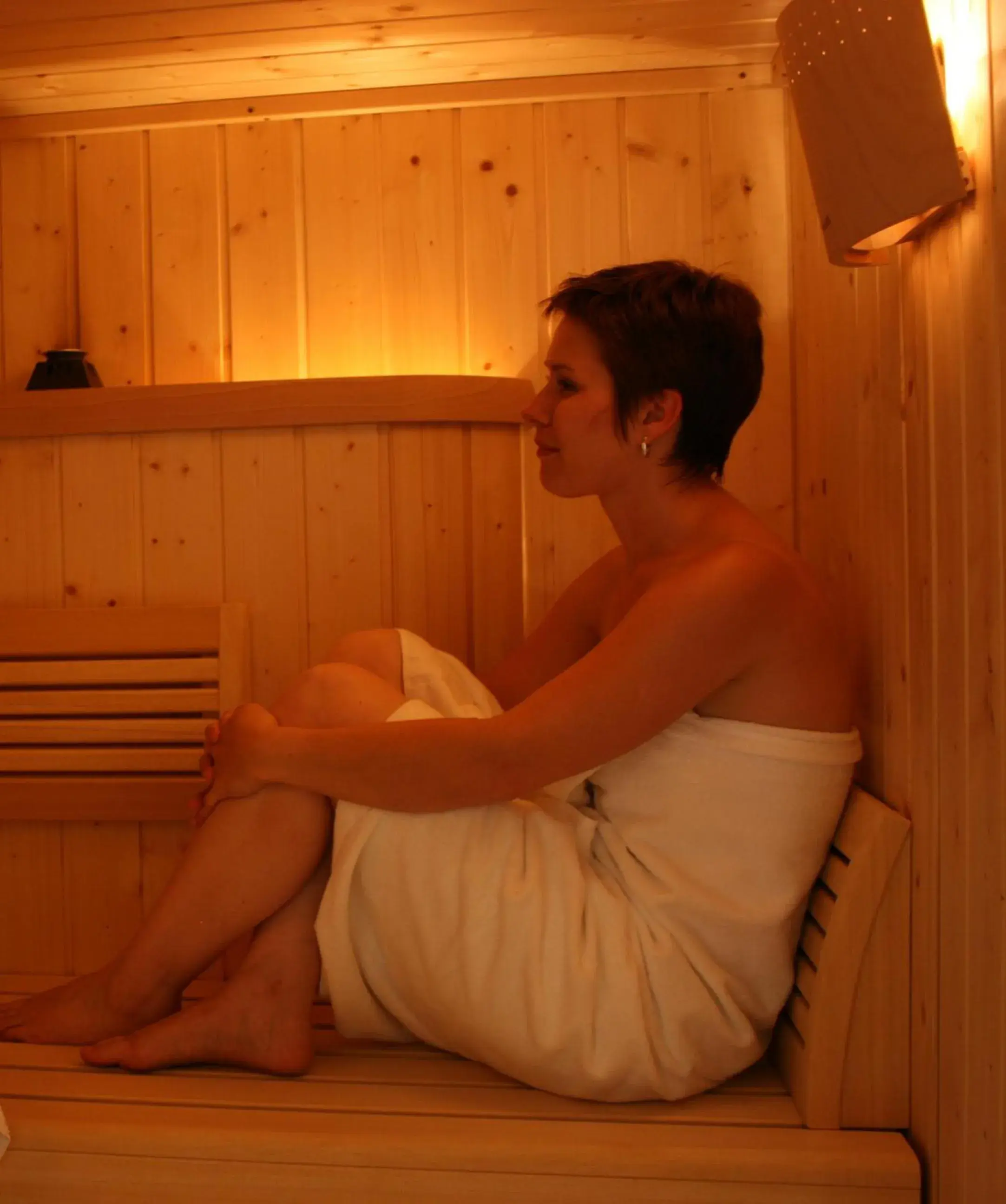 Sauna in La Cour du Bailli Suites & Spa