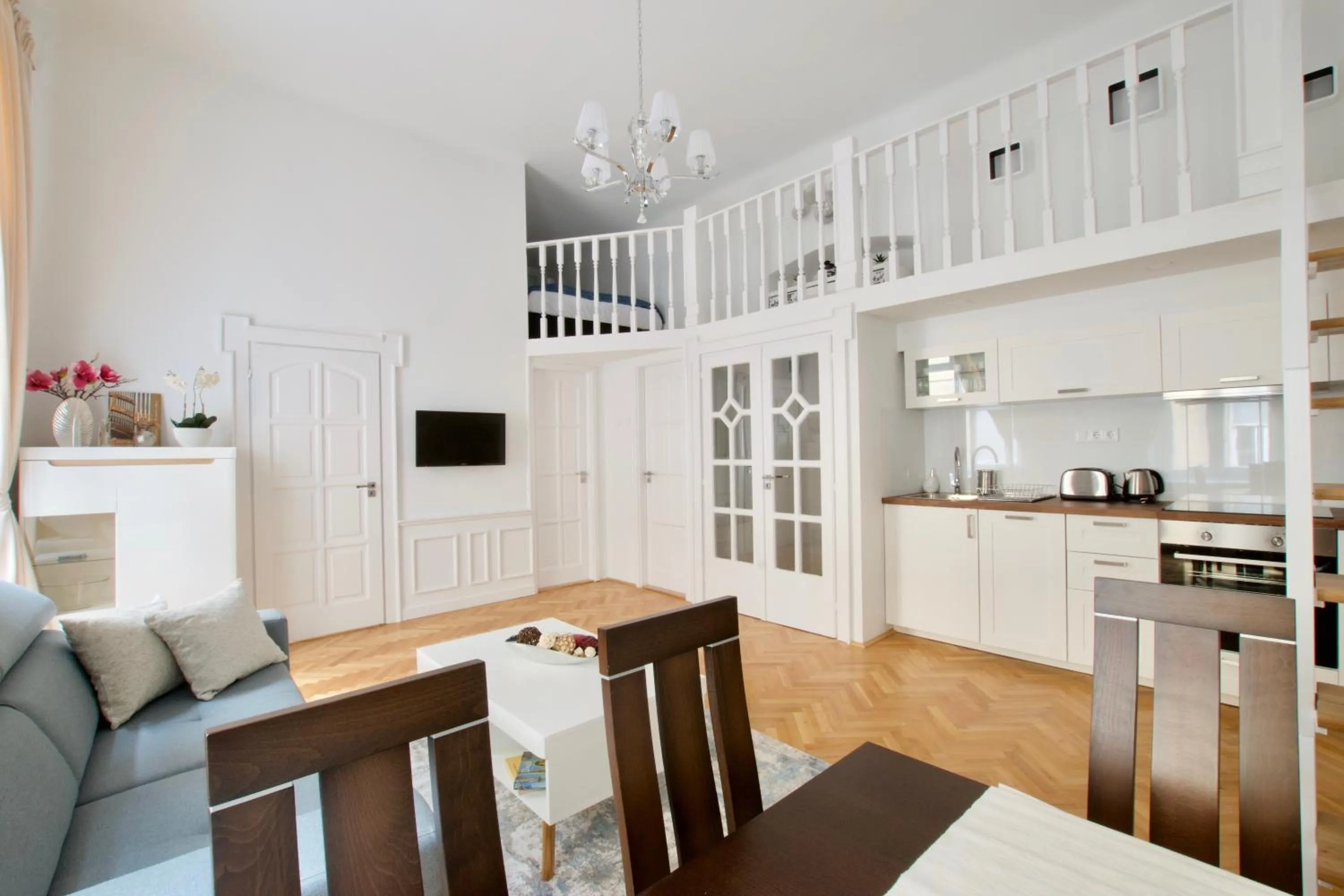 Kitchen or kitchenette in Luxury Apartment by Hi5 - Havas Street