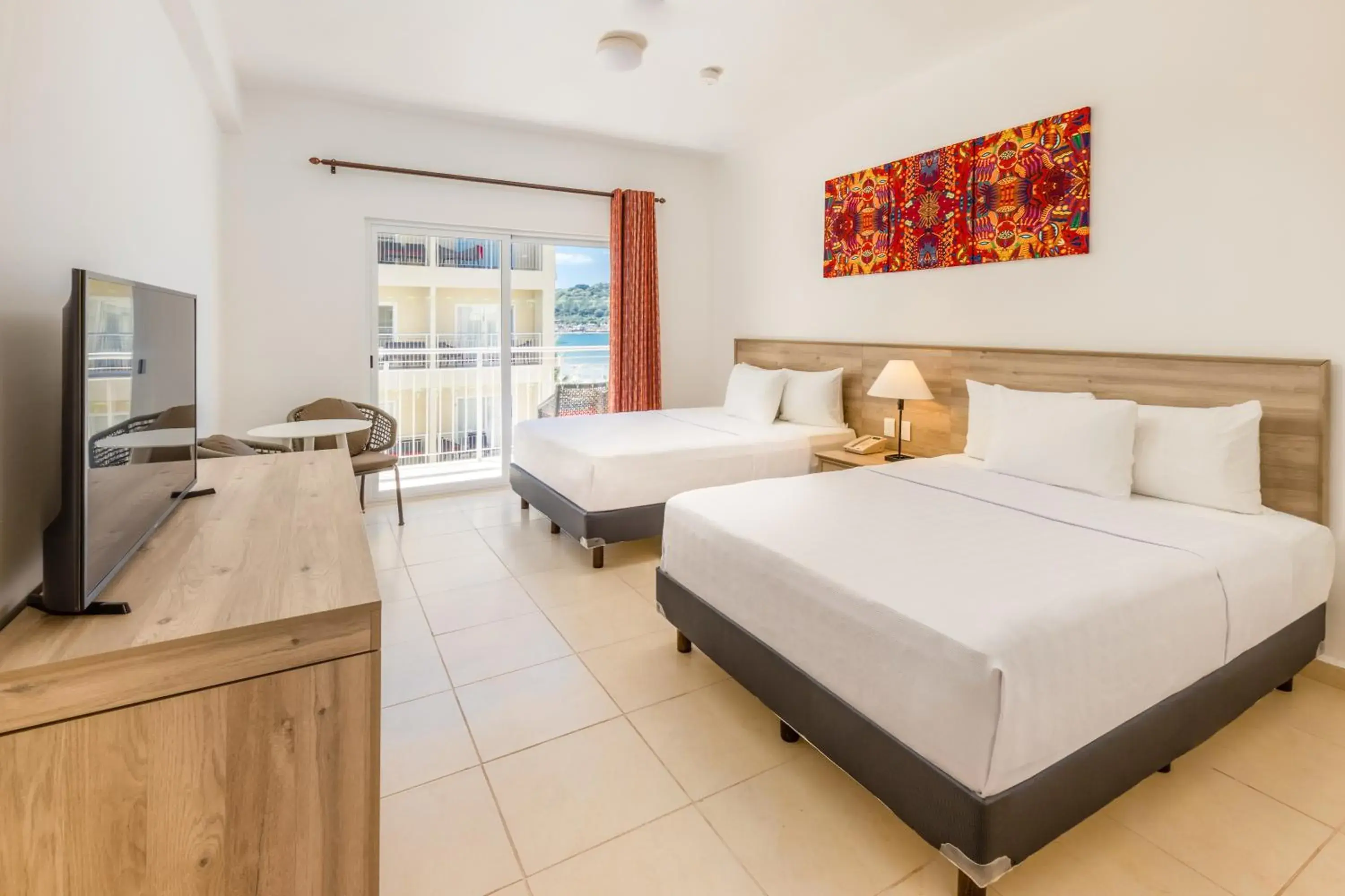 Bed in Decameron Isla Coral Guayabitos, Ramada All-Inclusive Resort Bed in Decameron Isla Coral Guayabitos, Ramada All-Inclusive Resort