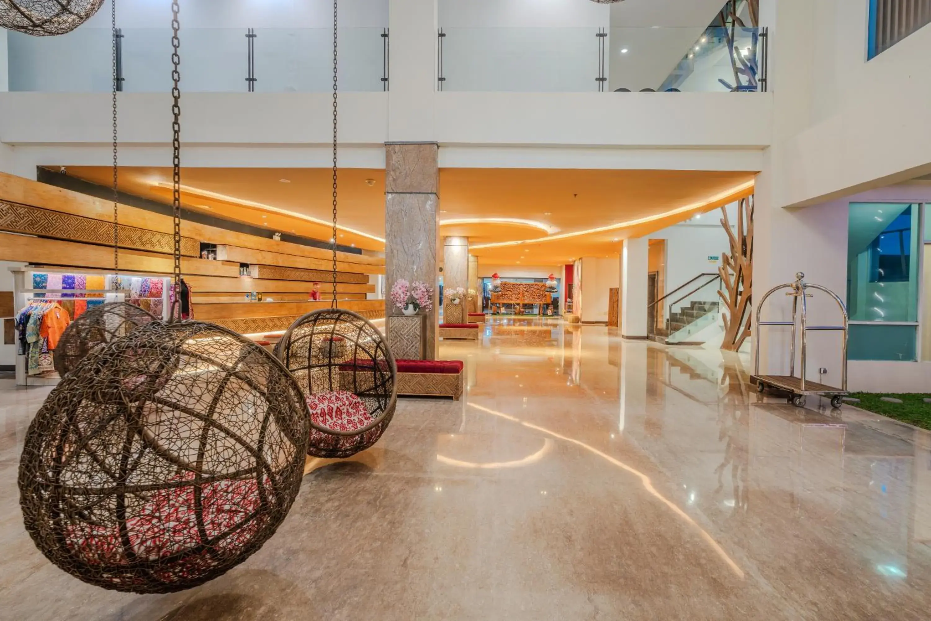 Lobby or reception in b Hotel Bali & Spa Lobby or reception in b Hotel Bali & Spa