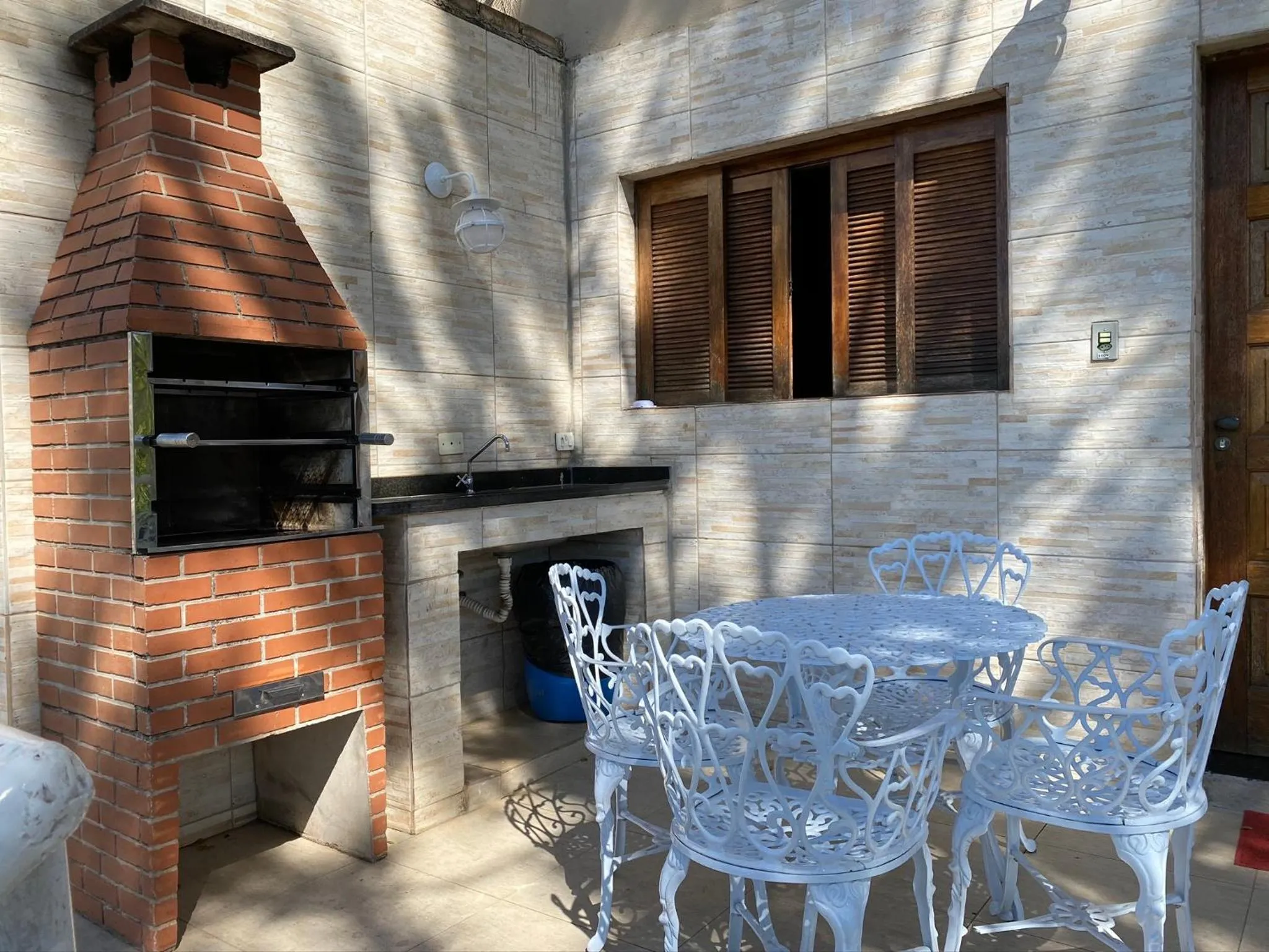 Balcony/Terrace in Chalés Marinelli em São Roque