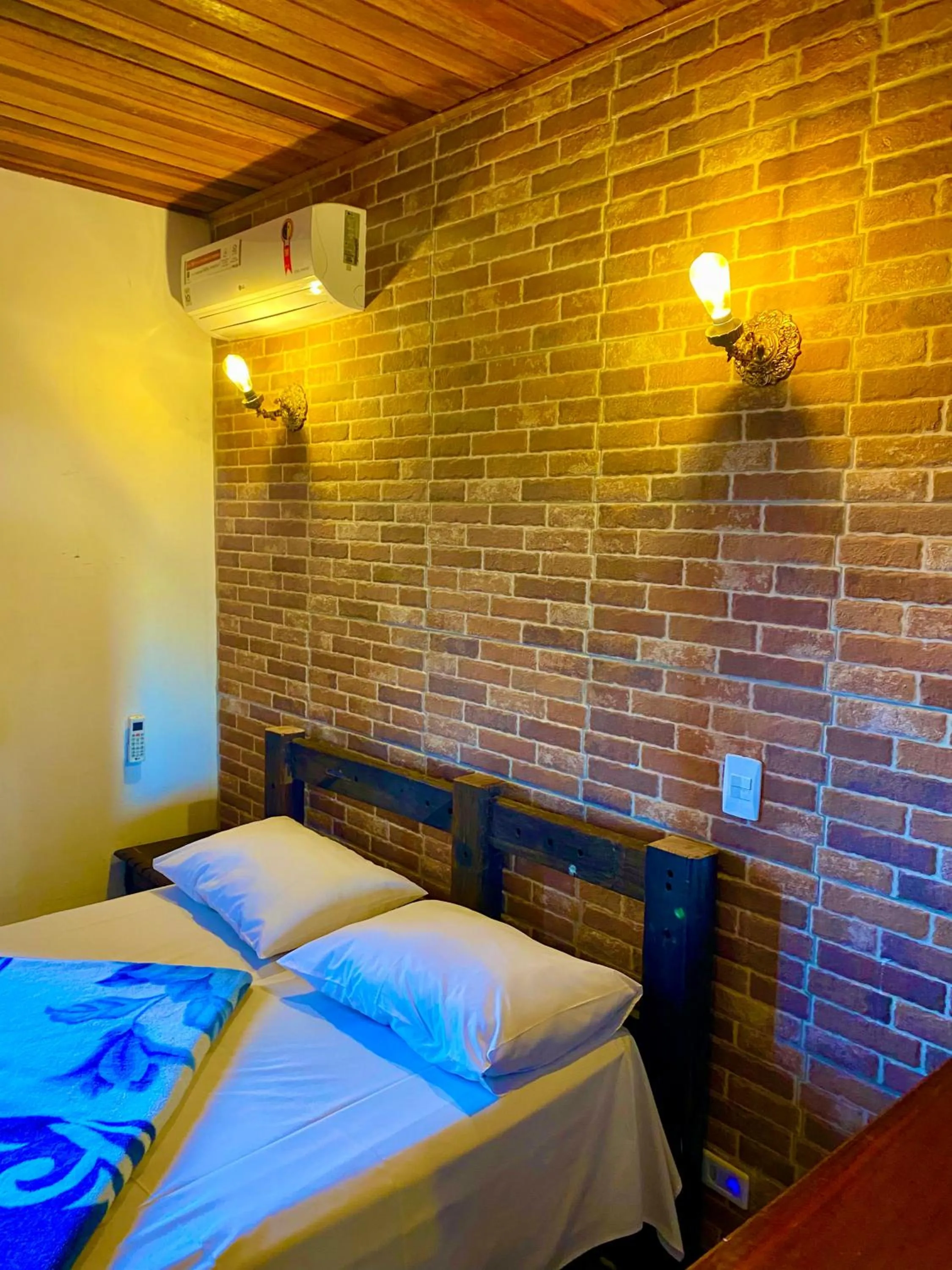 Bed in Chalés Marinelli em São Roque