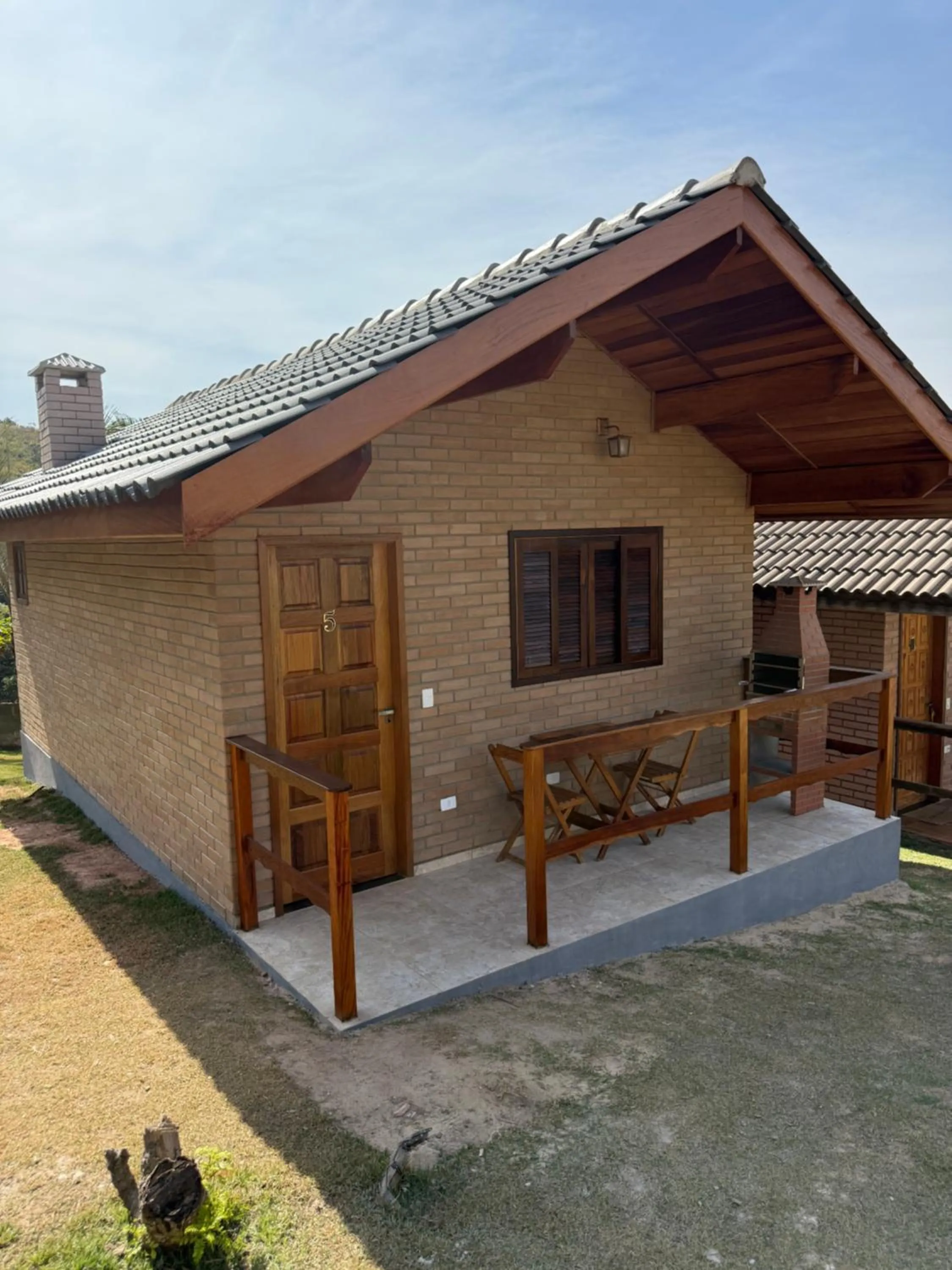 Patio in Chalés Marinelli em São Roque