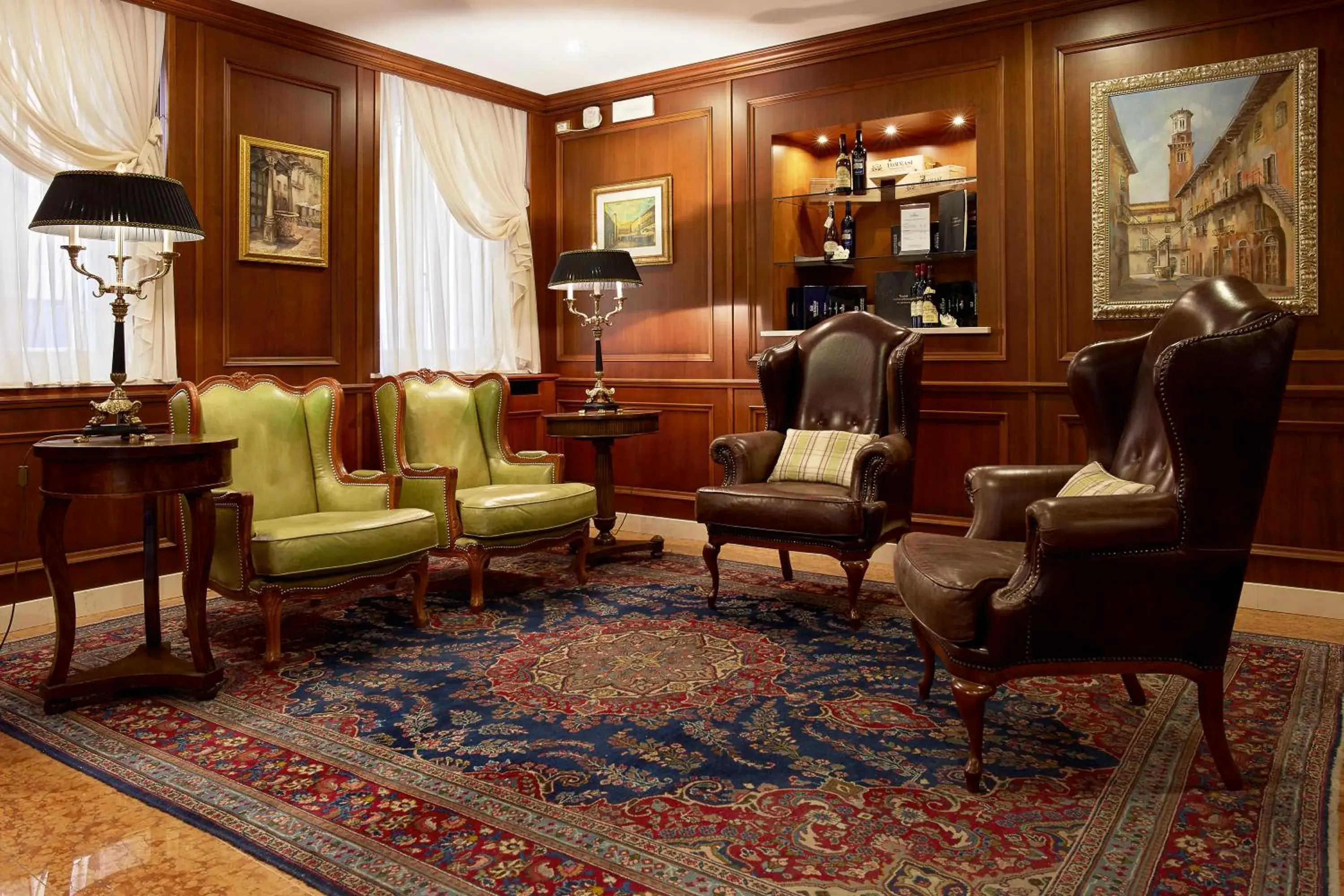 Lobby or reception in Albergo Mazzanti Lobby or reception in Albergo Mazzanti