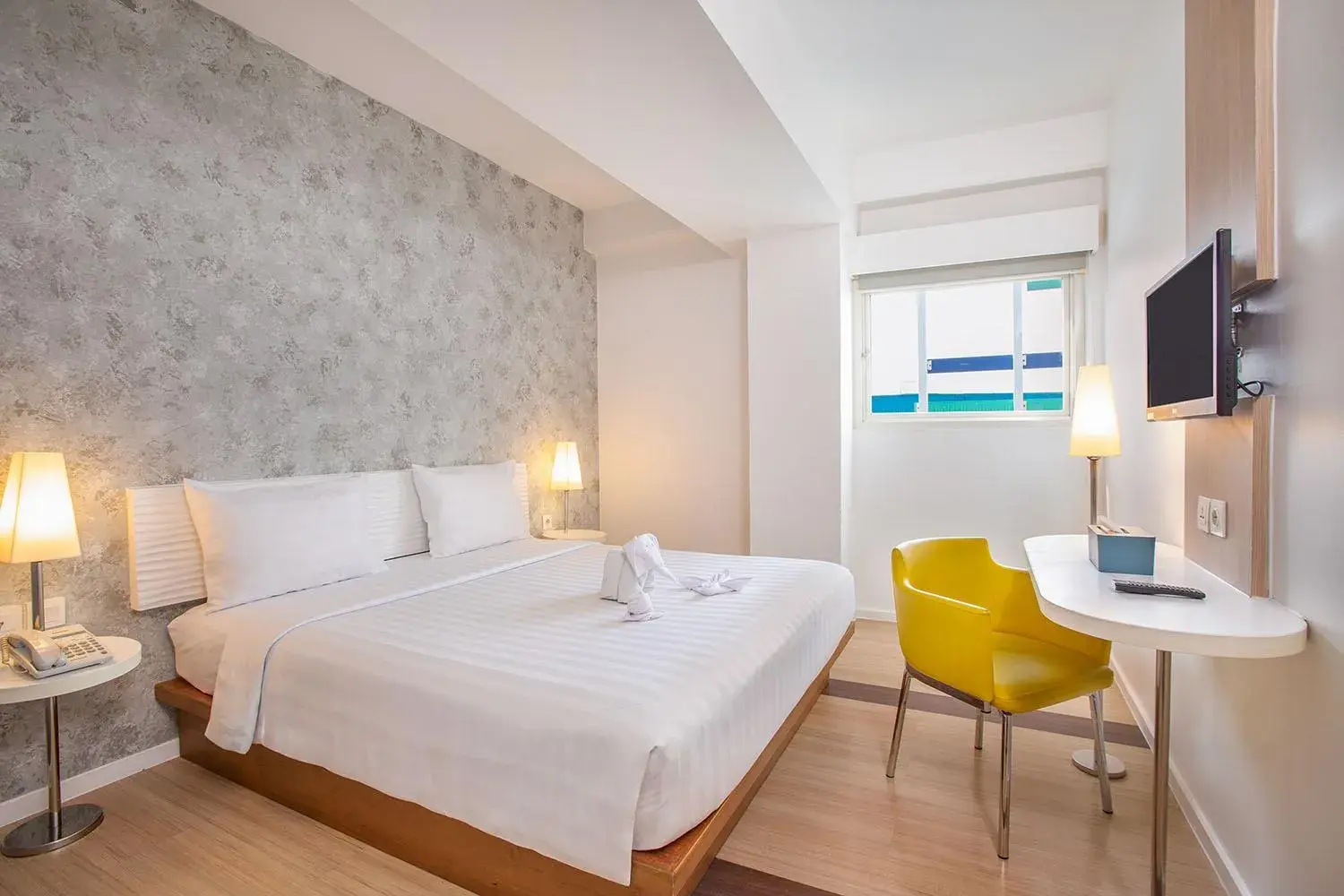 Bed in 1O1 URBAN Jakarta Kelapa Gading Bed in 1O1 URBAN Jakarta Kelapa Gading