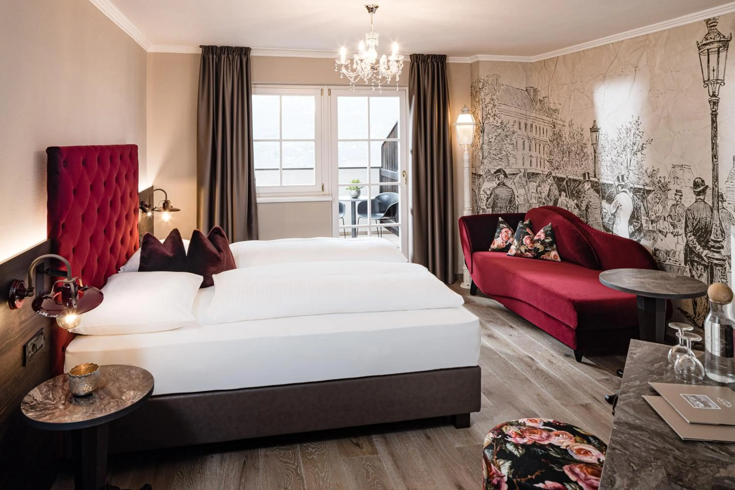 Photo of the whole room, Bed in Hotel Schlosswirt