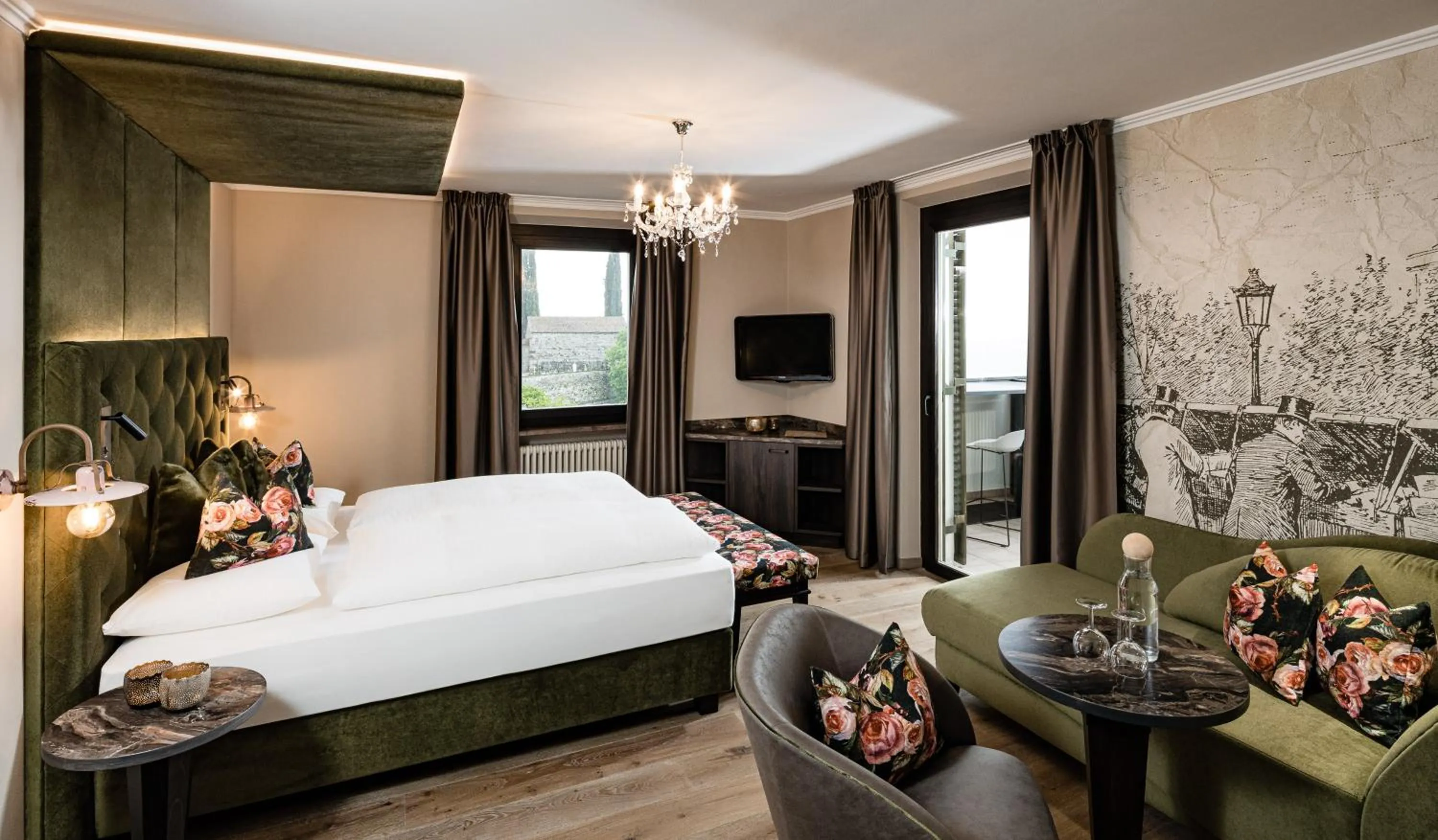 Photo of the whole room, Bed in Hotel Schlosswirt